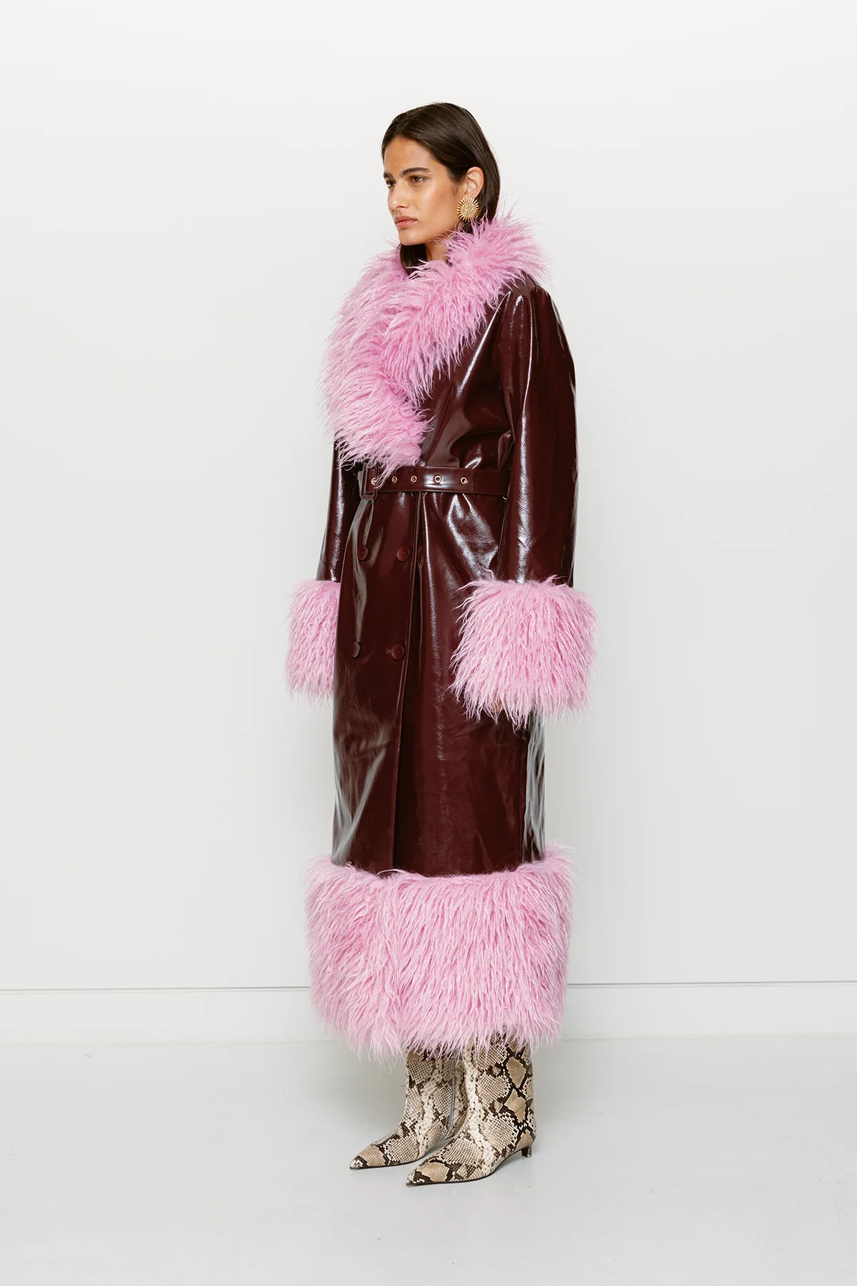 Abrigo Coat - Plum - Image 5