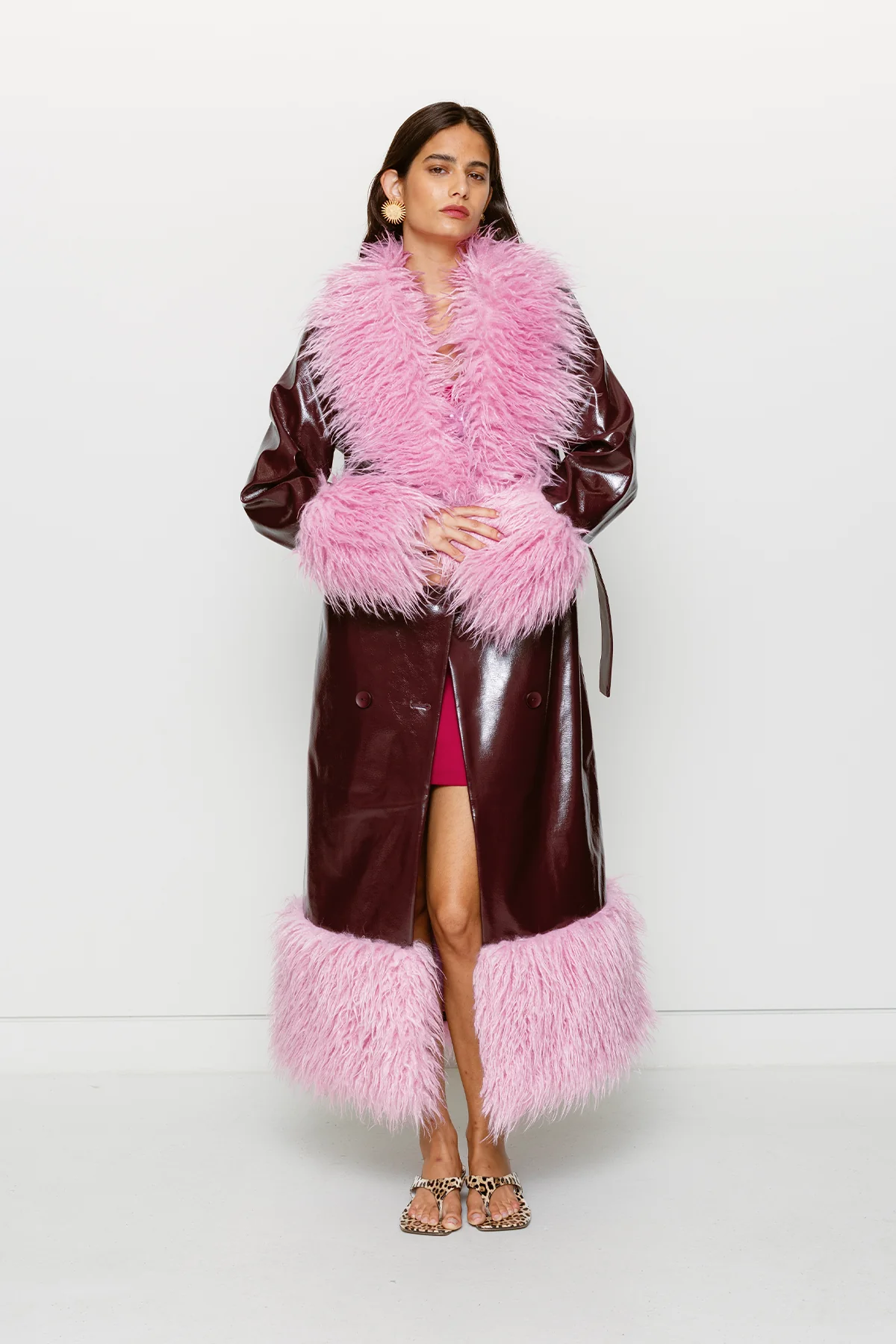 Abrigo Coat - Plum - Image 7