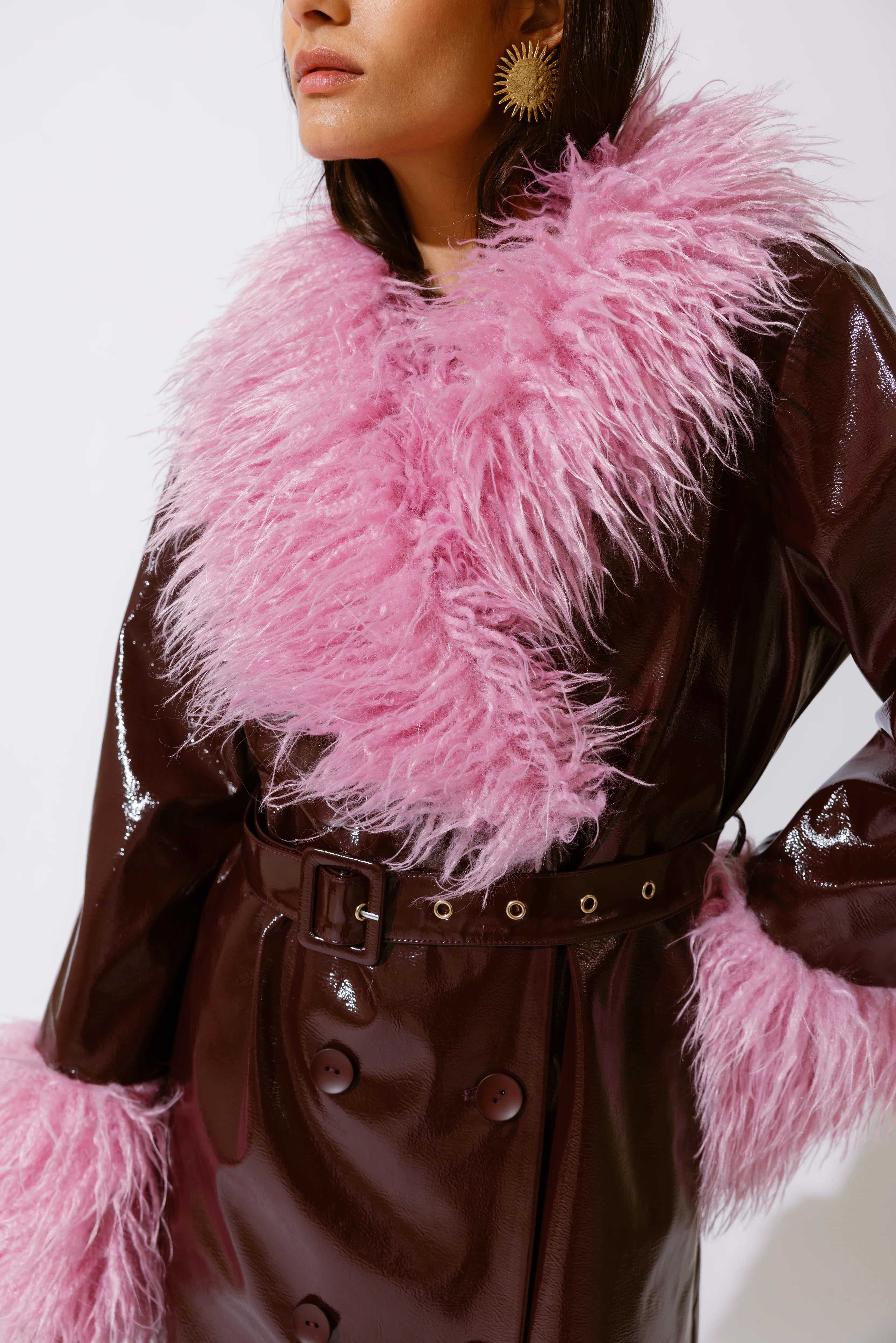 Abrigo Coat - Plum - Image 9