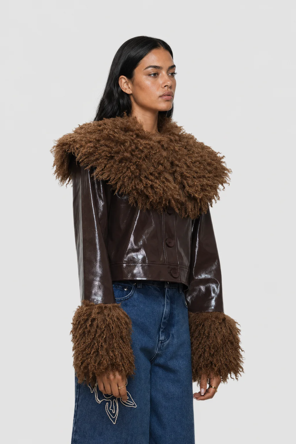 Abrigo Jacket - Chocolate - Image 4