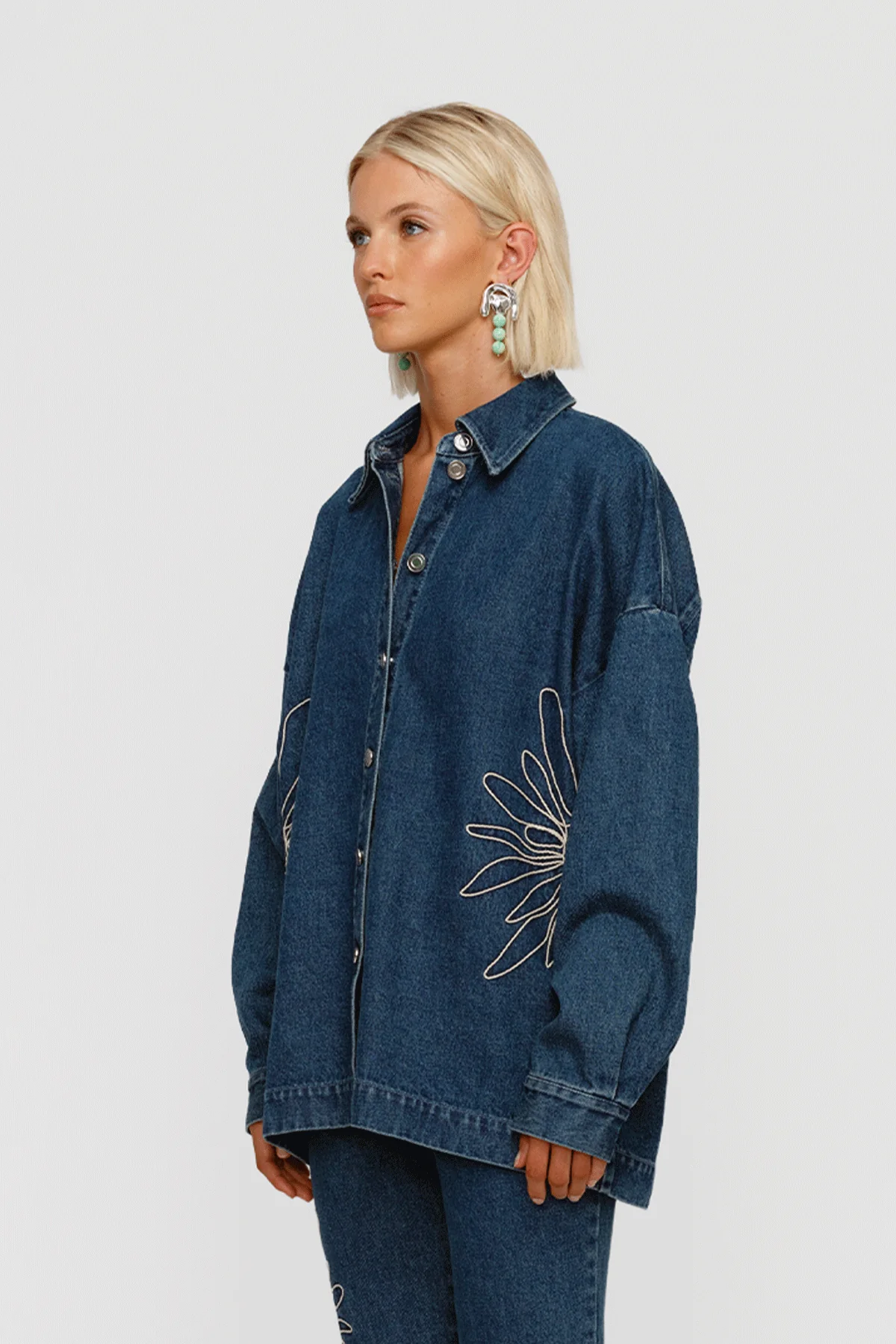 Amana Denim Shirt - Bluestone - Image 2