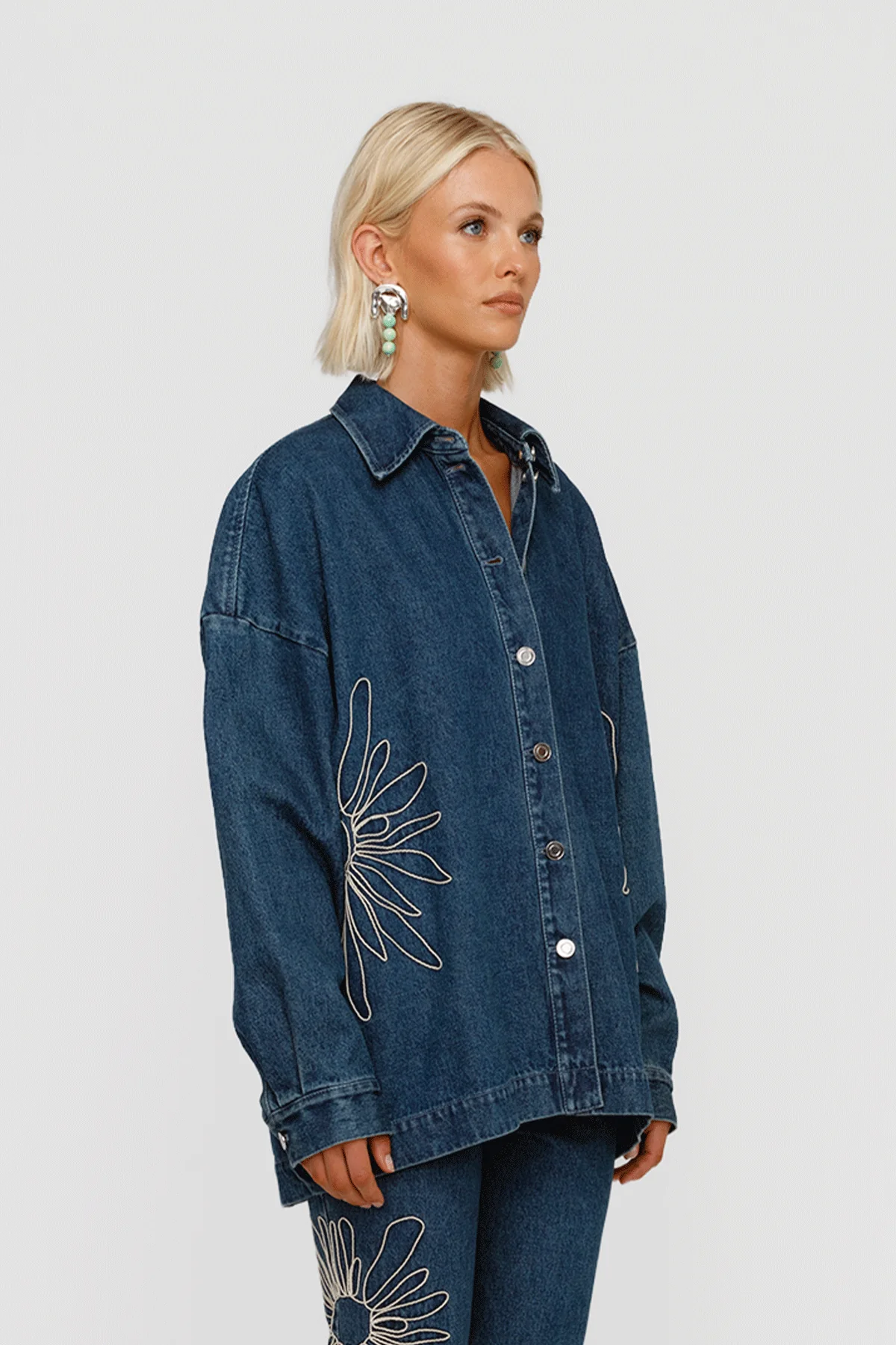 Amana Denim Shirt - Bluestone - Image 3