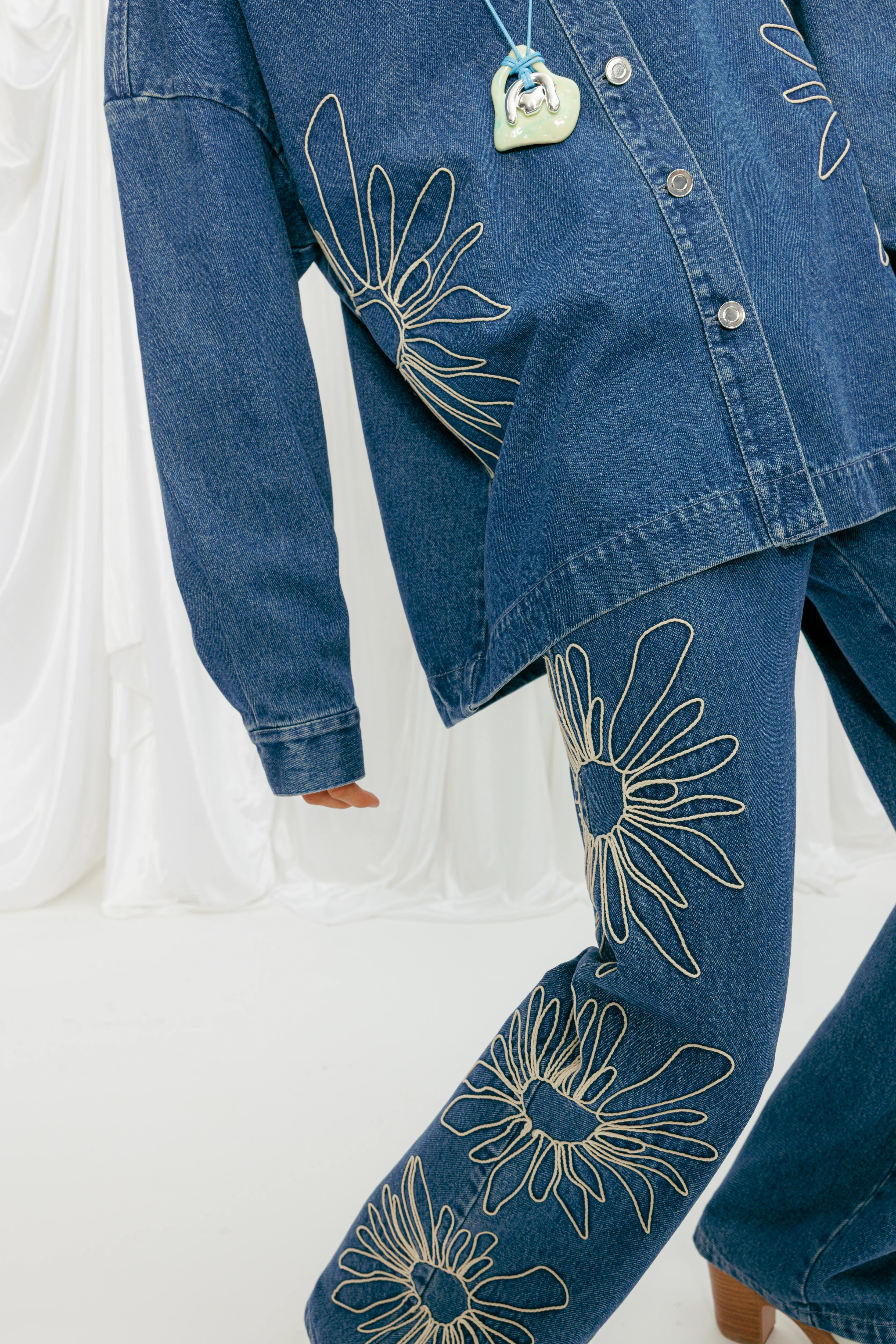 Amana Denim Shirt - Bluestone - Image 5