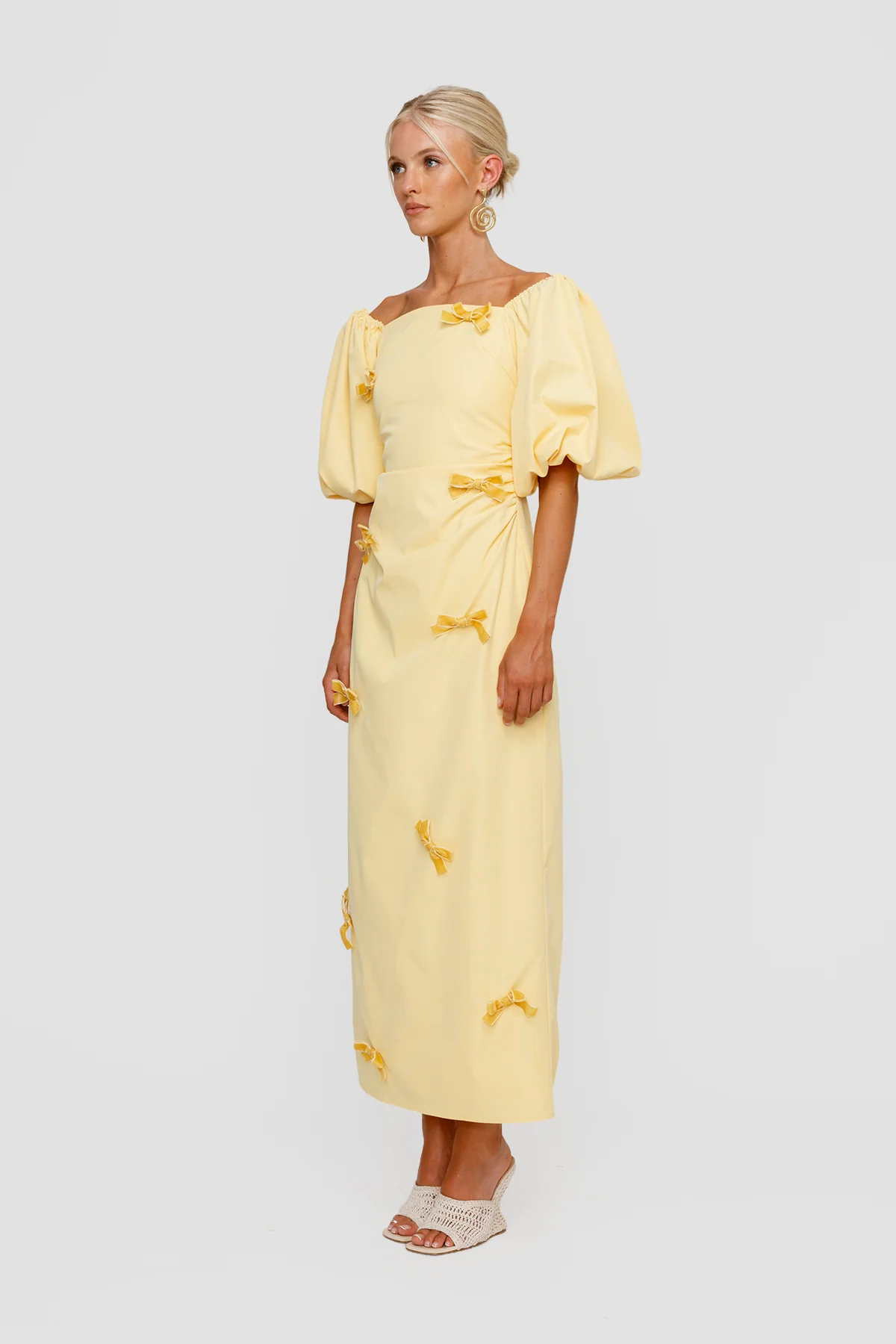Amar Midi Dress - Butter - Image 3