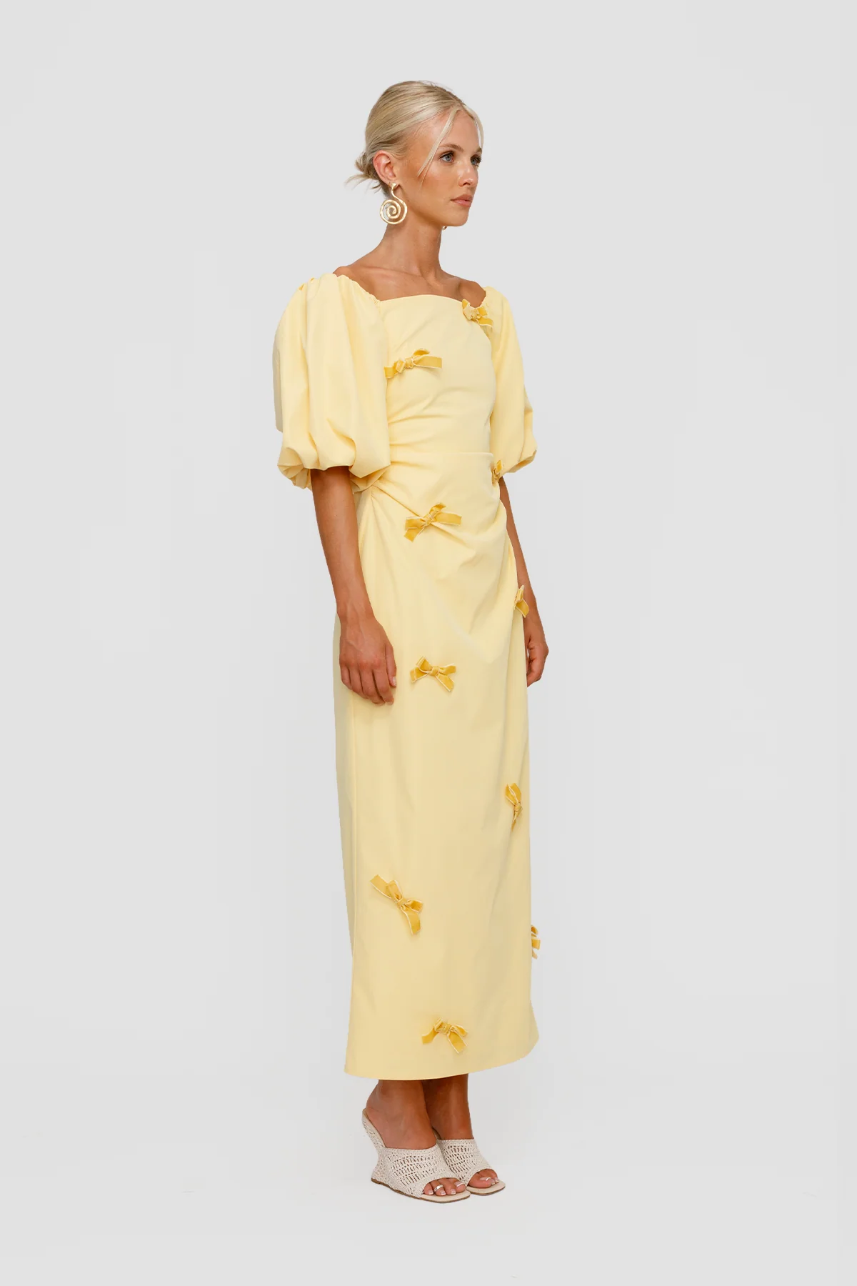 Amar Midi Dress - Butter - Image 4