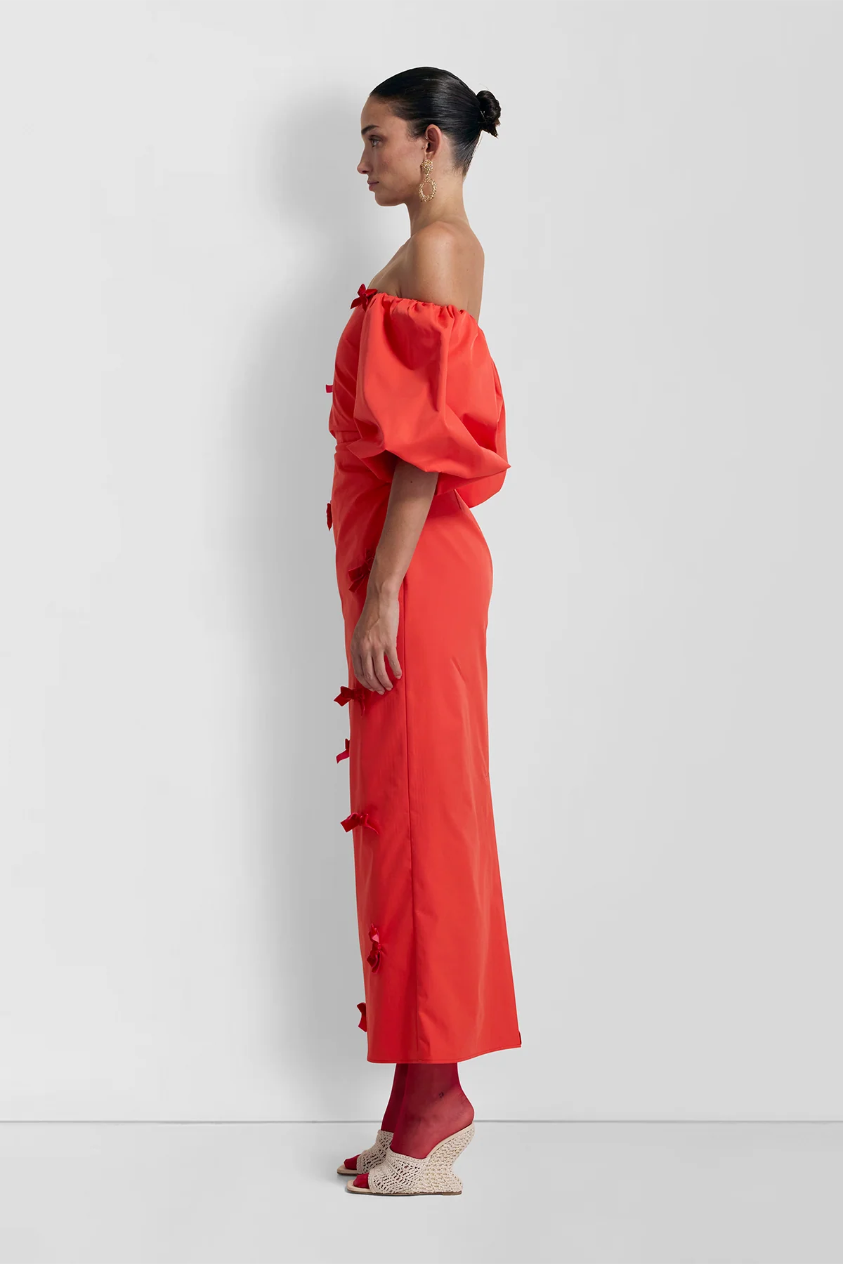 Amar Midi Dress - Rojo - Image 5