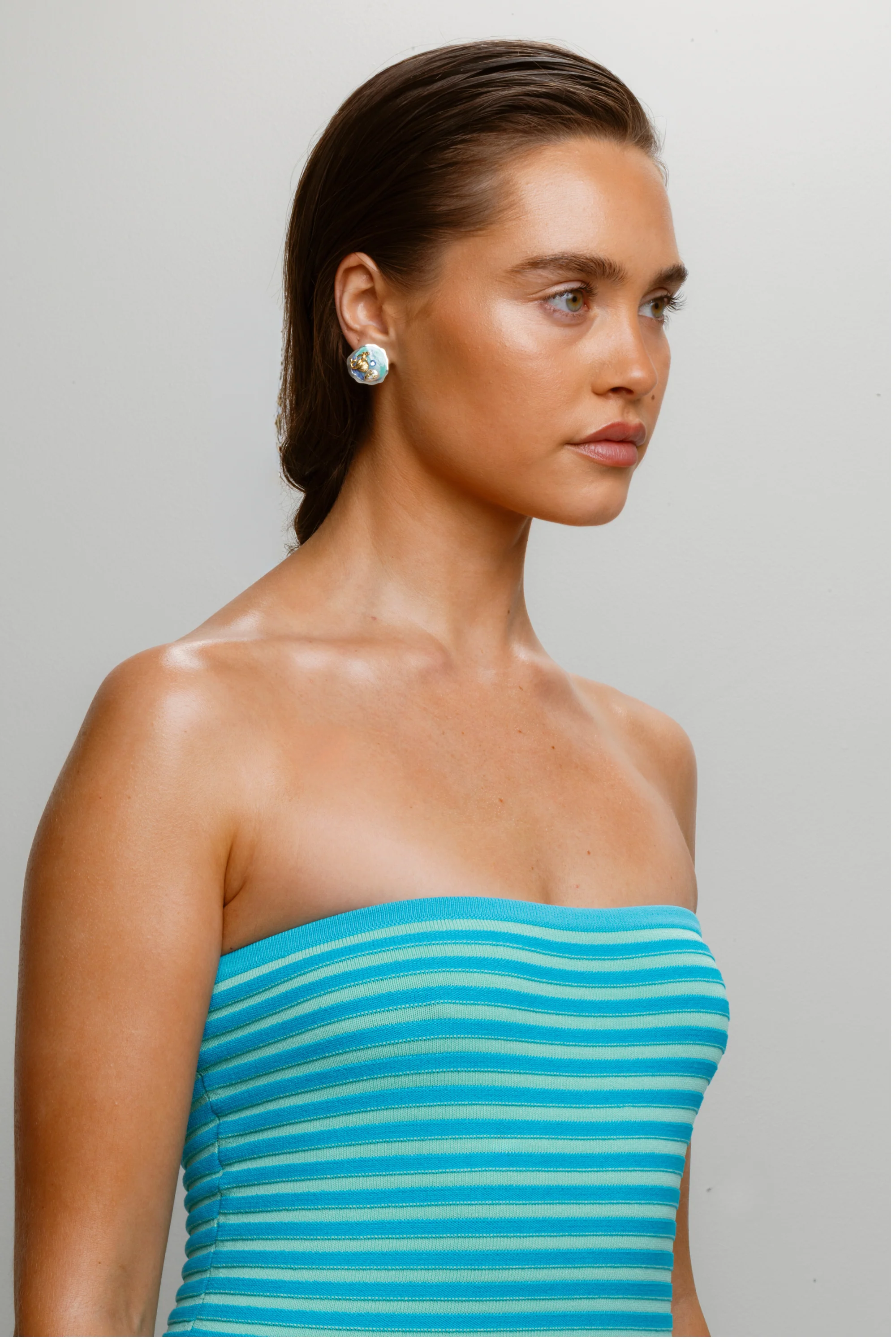 Cara Earring - Azul - Image 5