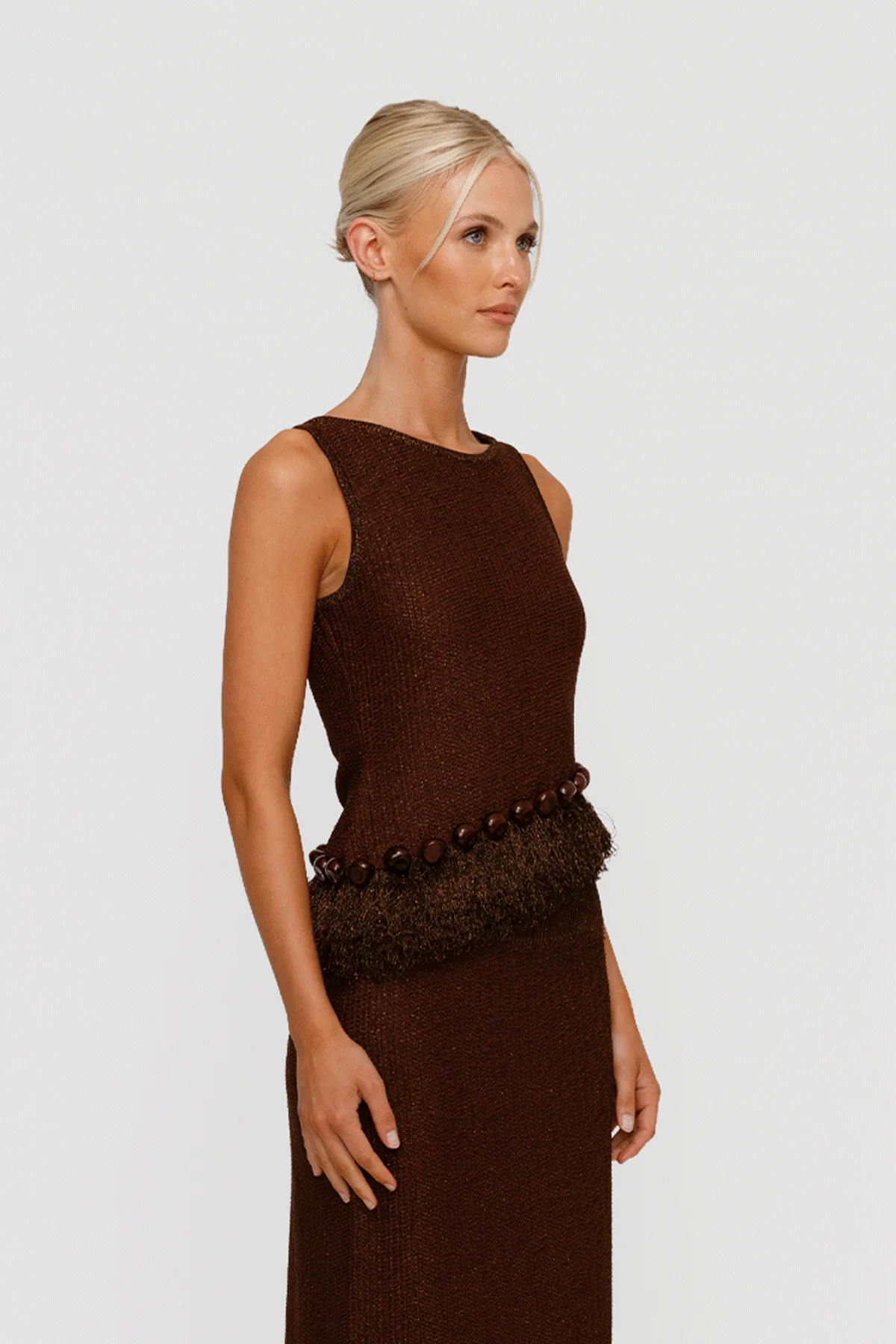 Casilda Tank - Chocolate - Image 4