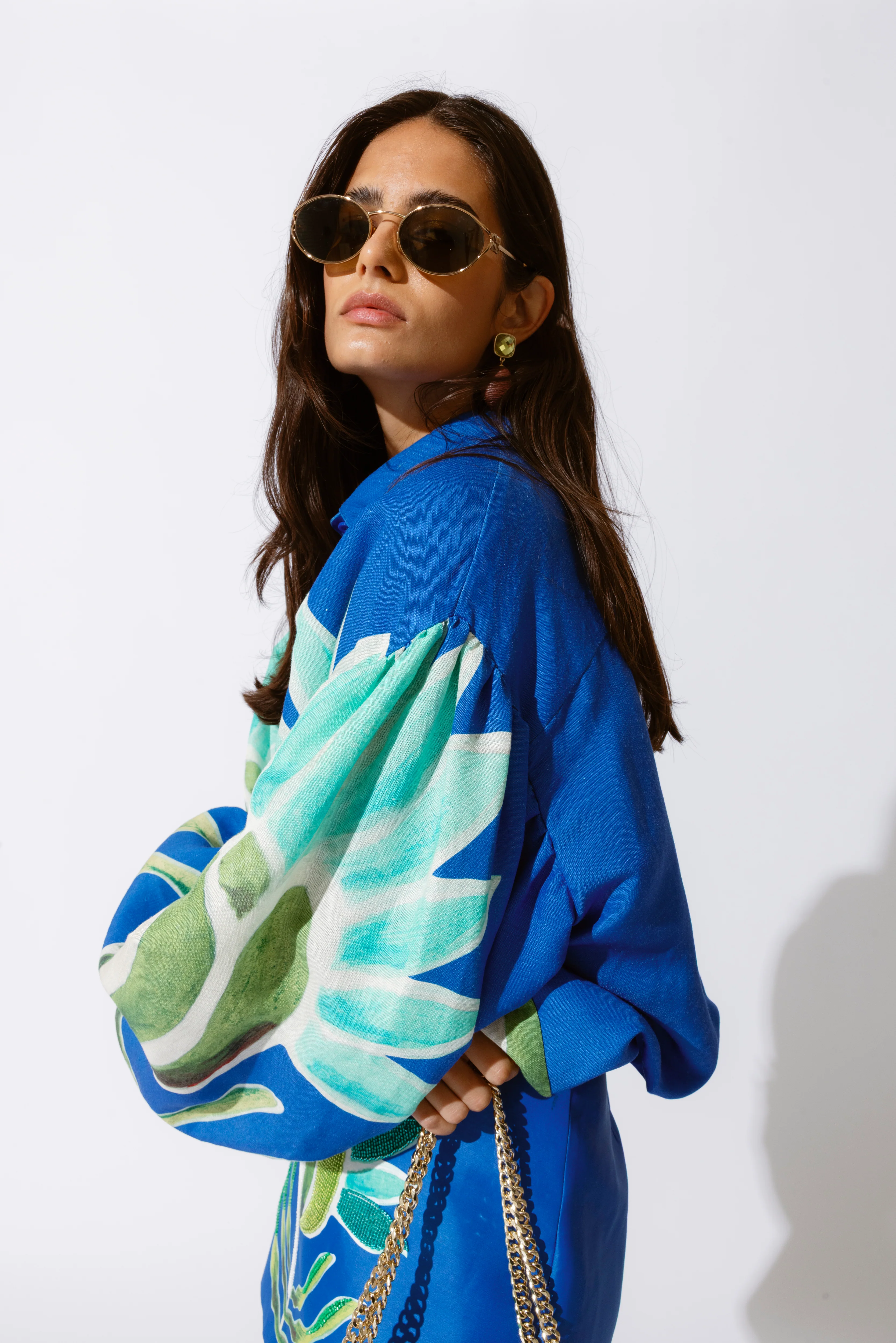Concha Bubble Shirt - Fern - Image 2