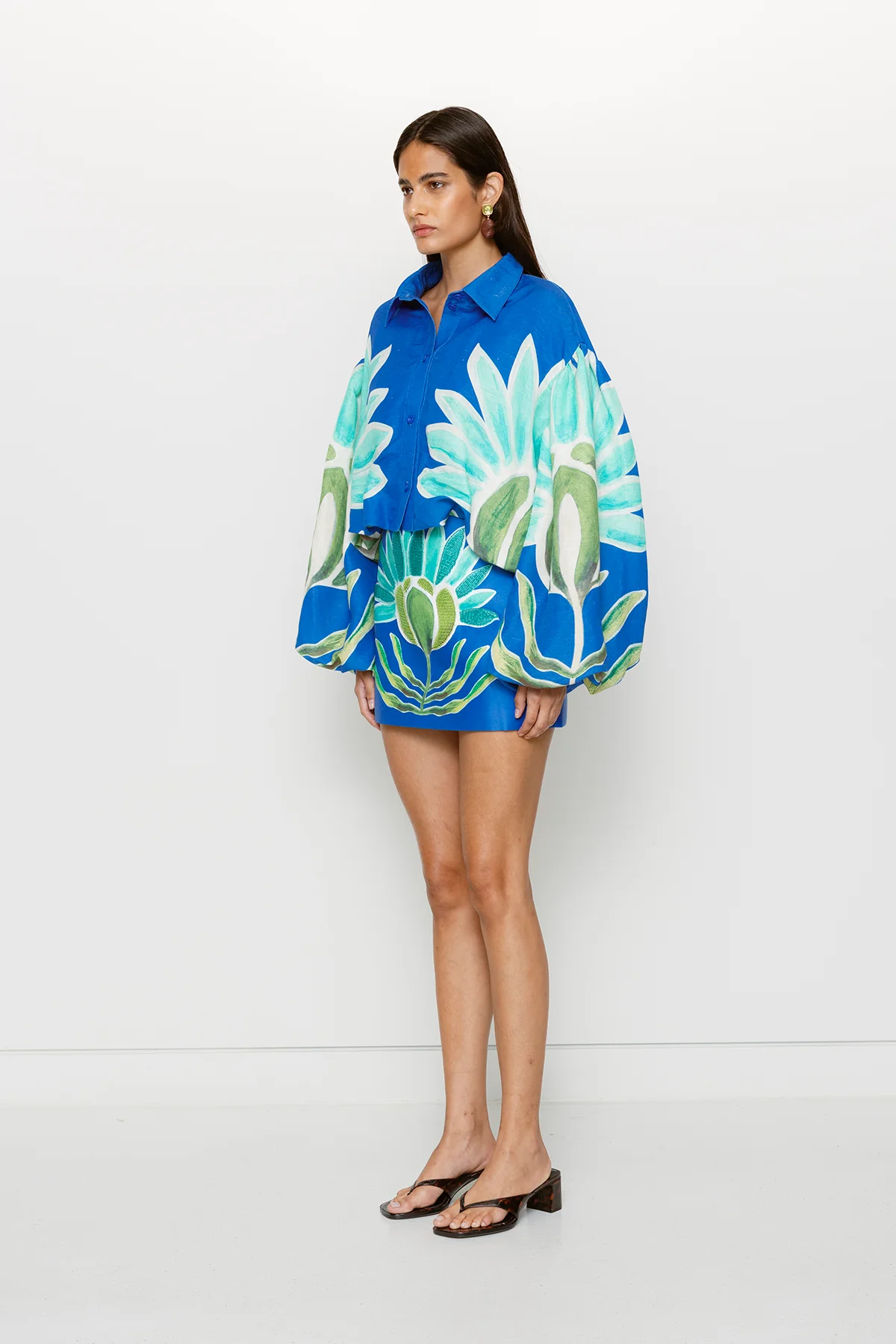Concha Bubble Shirt - Fern - Image 3