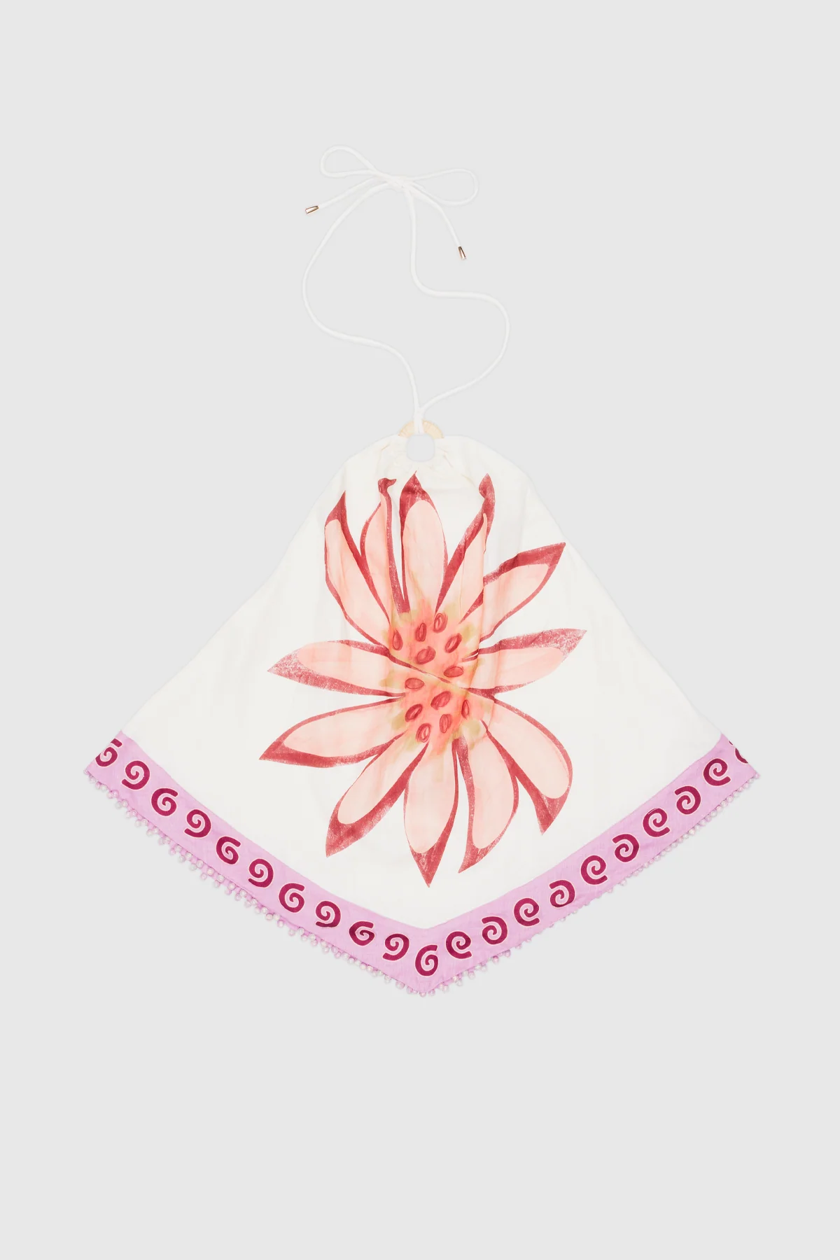 Dasia Asymmetric Dress - Cream Lotus - Image 6