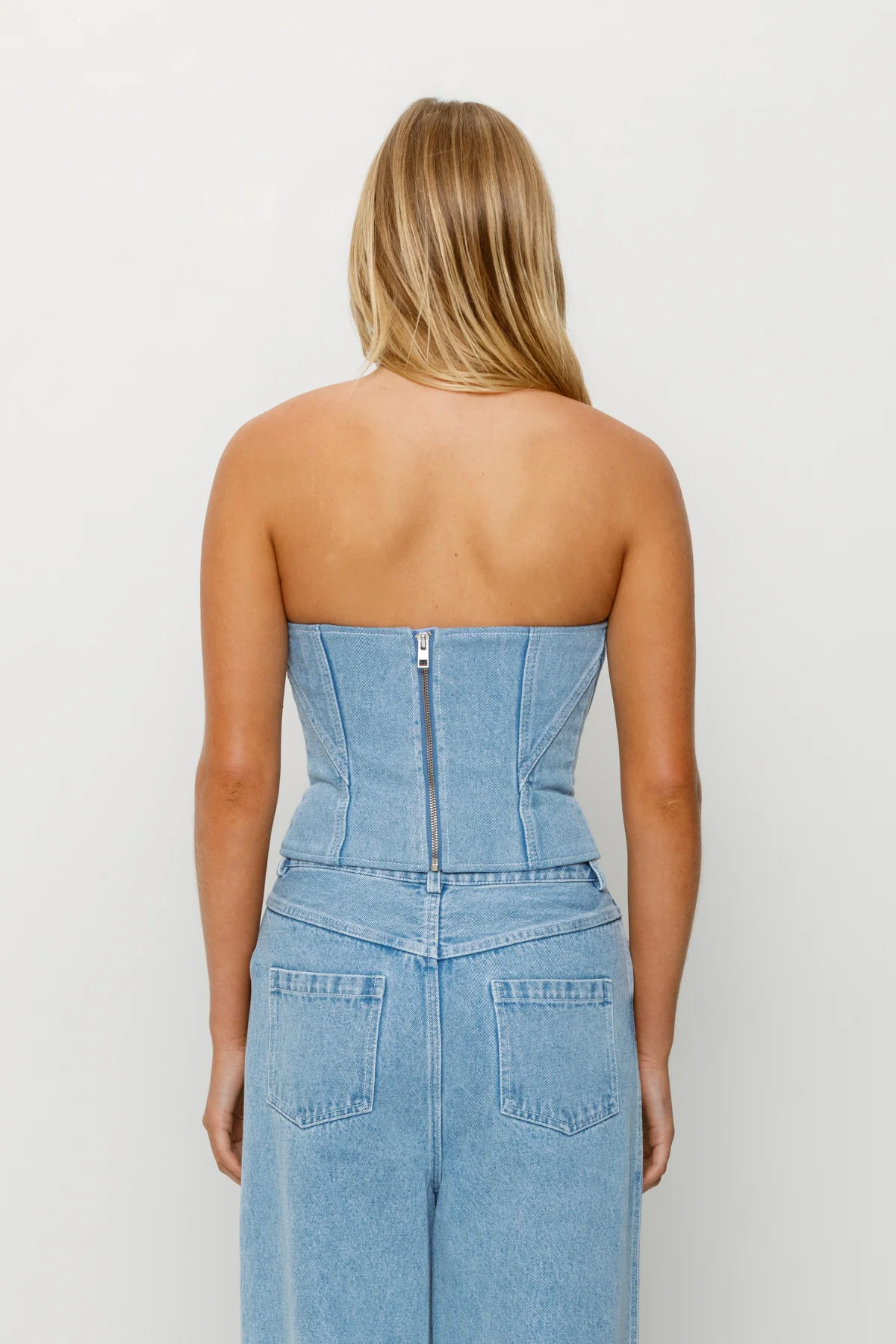 El Toro Denim Bustier - Denim - Image 4