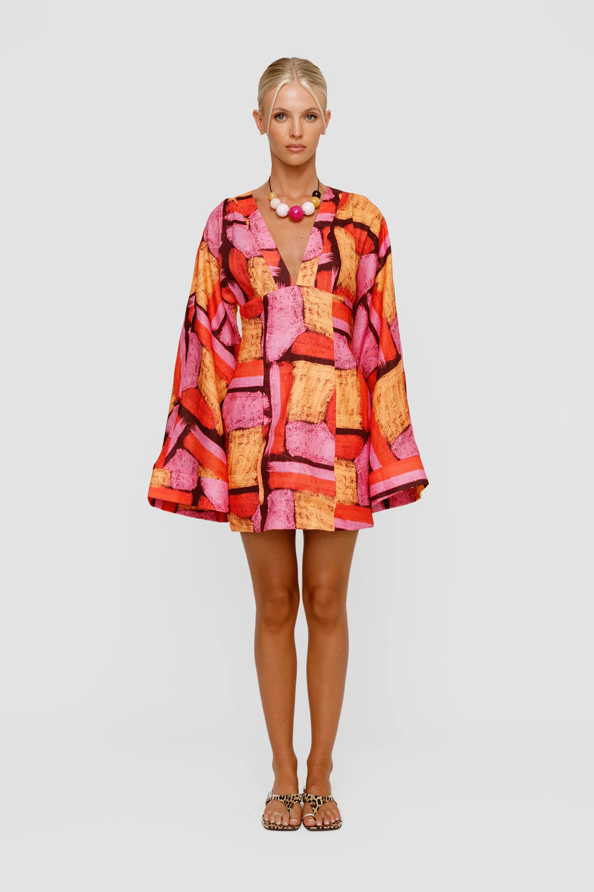 Elara Mini Dress - Mosaic