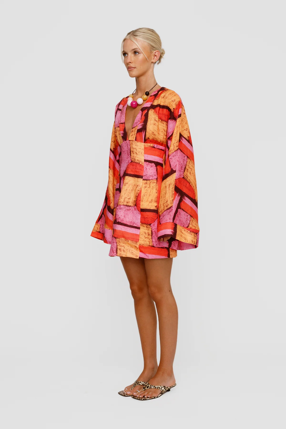 Elara Mini Dress - Mosaic - Image 4