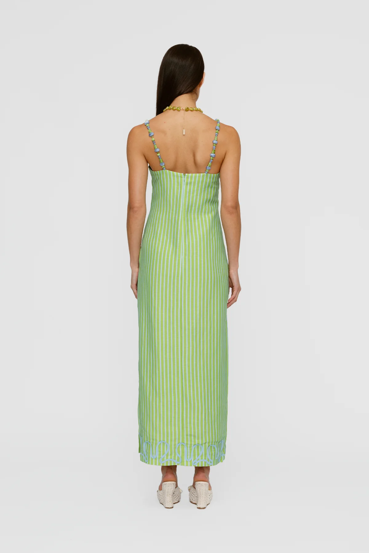 Elm Maxi Dress - Peppermint Stripe - Image 4