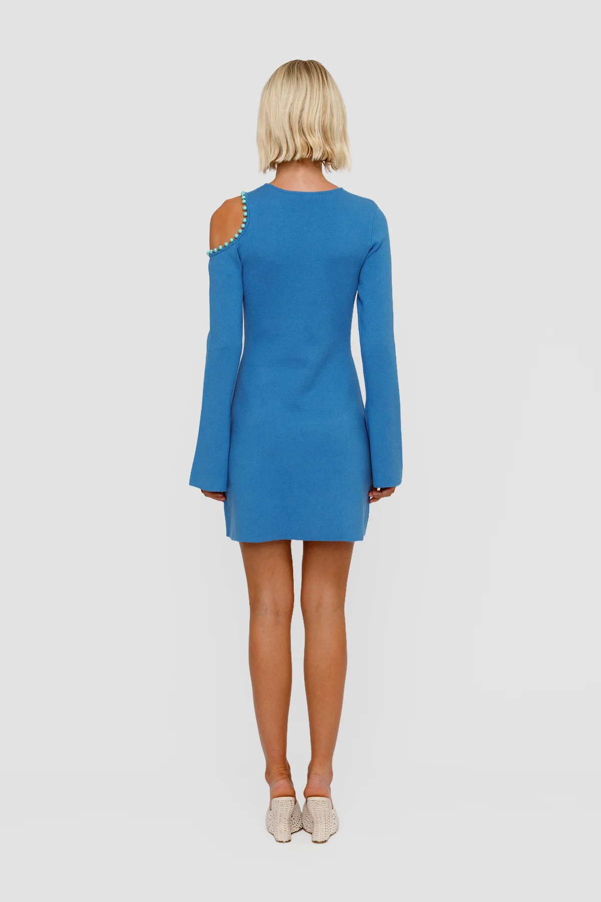 Escena Mini Dress - Cornflower - Image 4