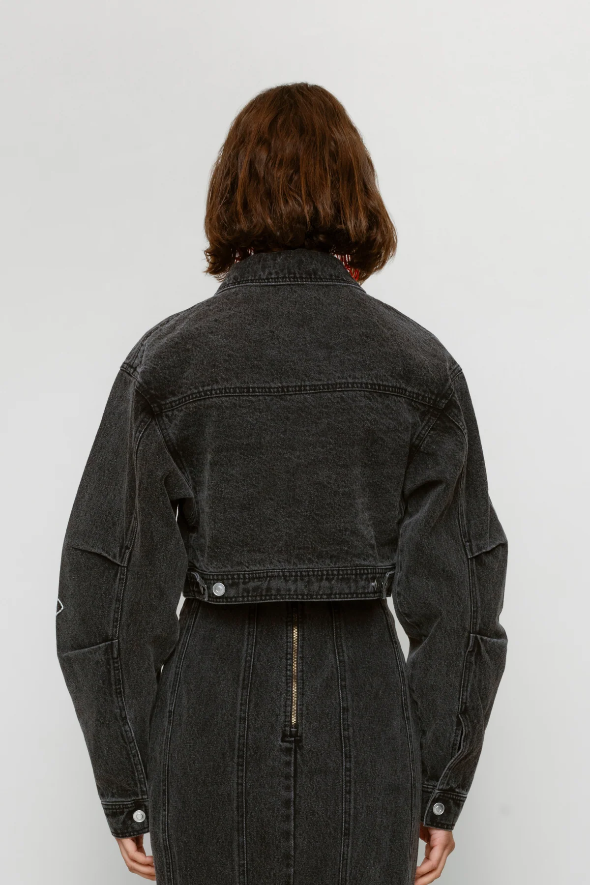 Franka Denim Jacket - Ash - Image 5