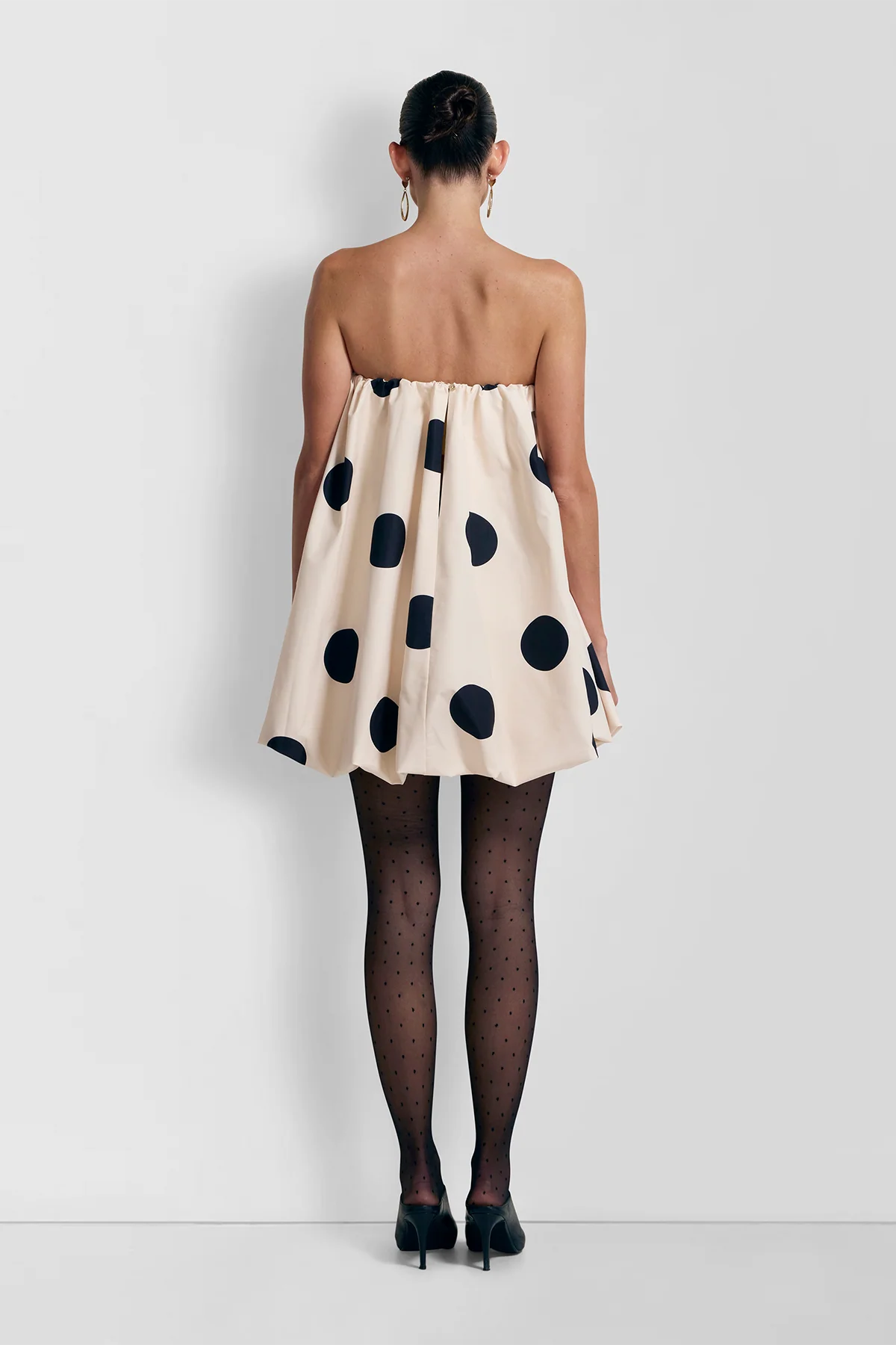 Gaia Bubble Dress - Creme Spot - Image 7