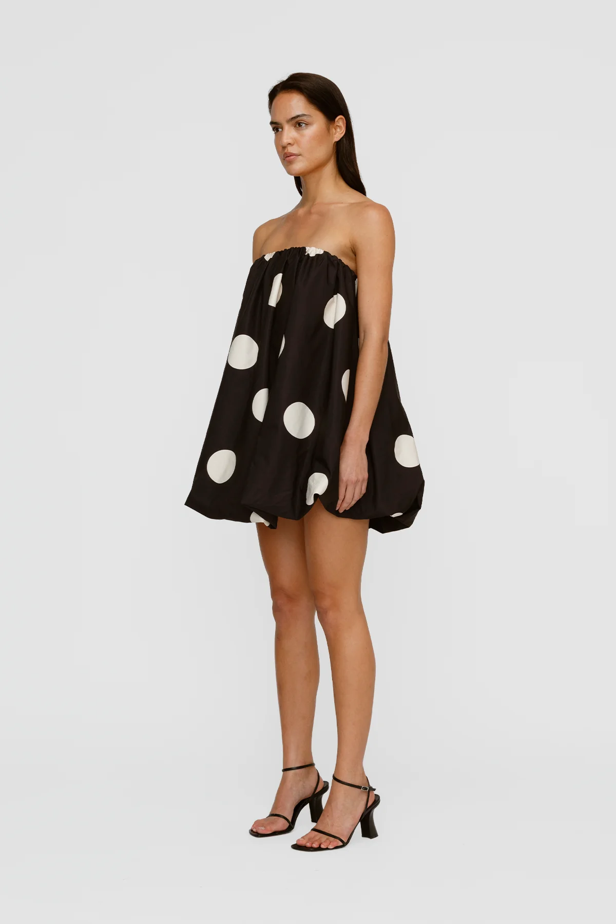 Gaia Bubble Dress - Noir Spot - Image 4