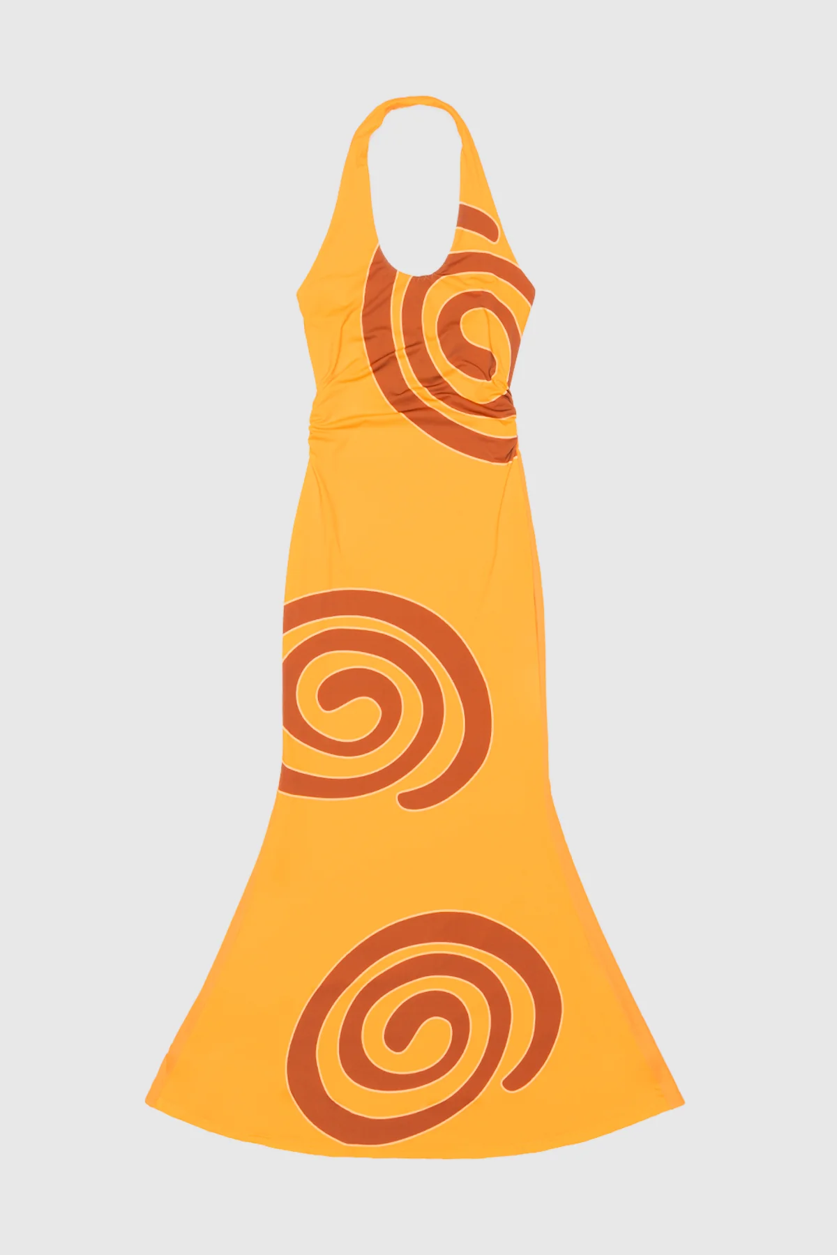 Giro Halter Dress - Tangerine Swirl - Image 7