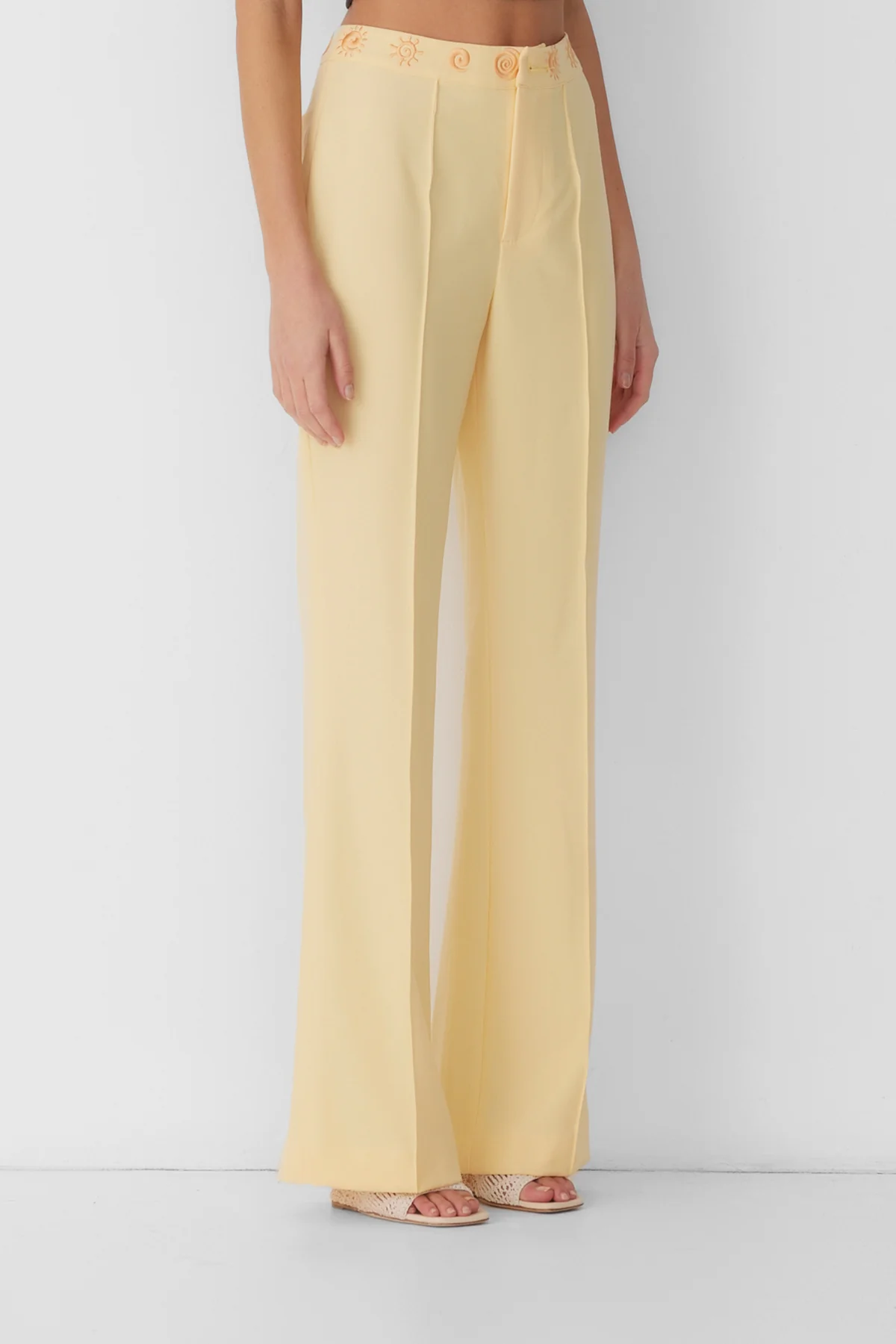 Irida Bootcut Pants - Butter - Image 3