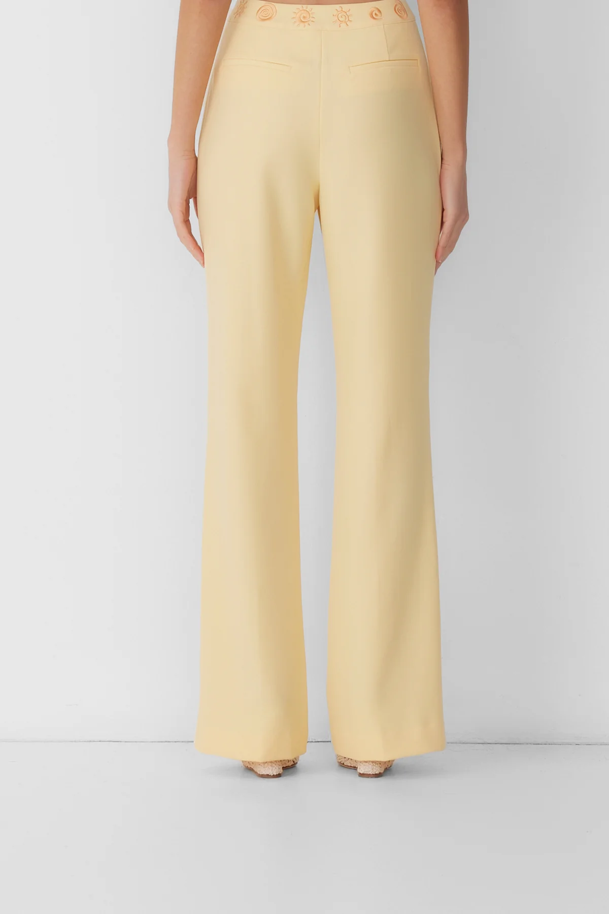 Irida Bootcut Pants - Butter - Image 4