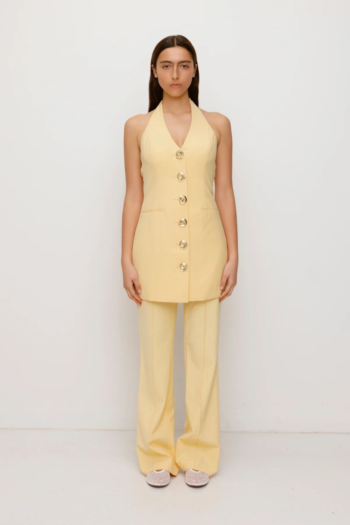 Irida Bootcut Pants - Butter - Image 5