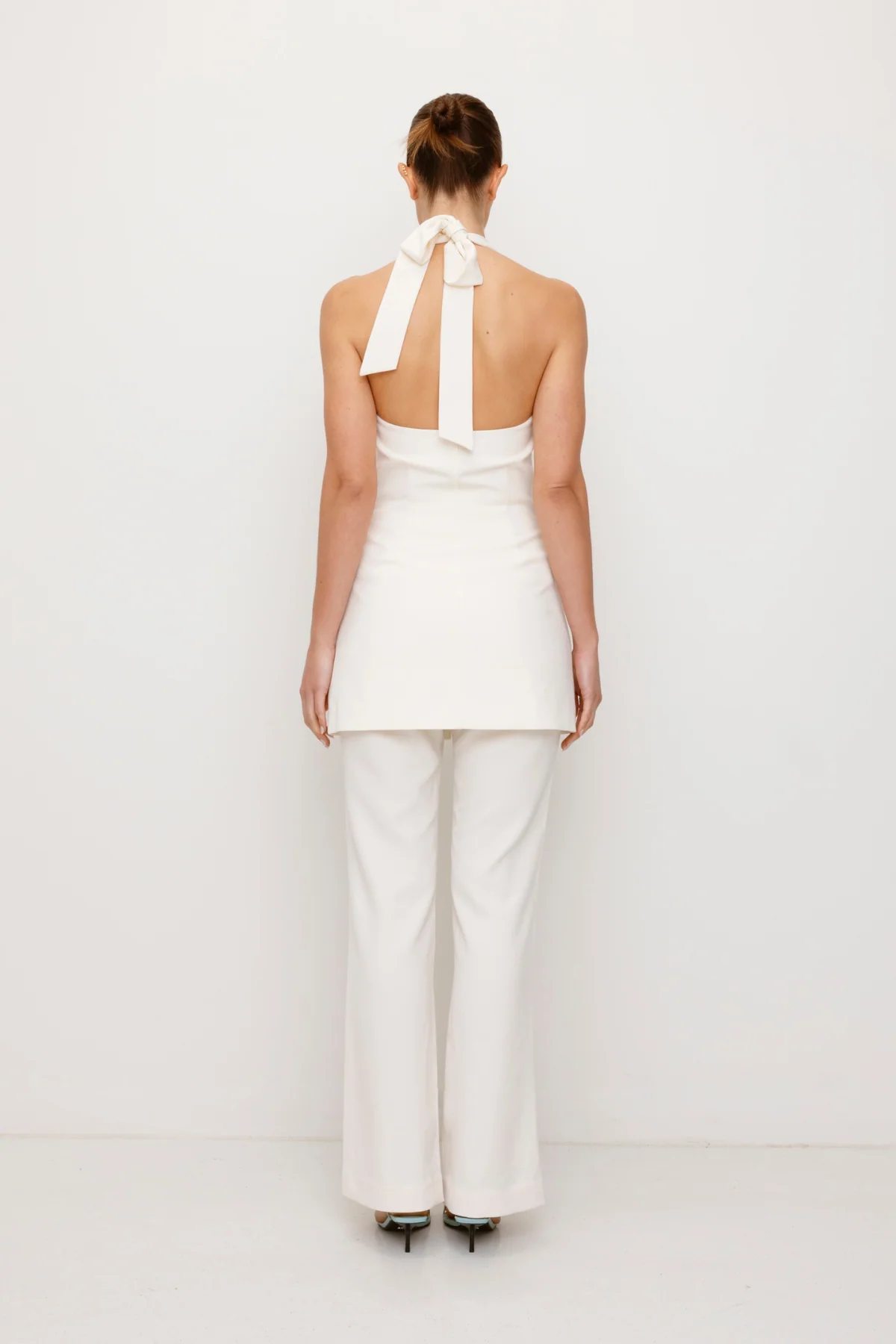 Irida Bootcut Pants - Ivory - Image 5