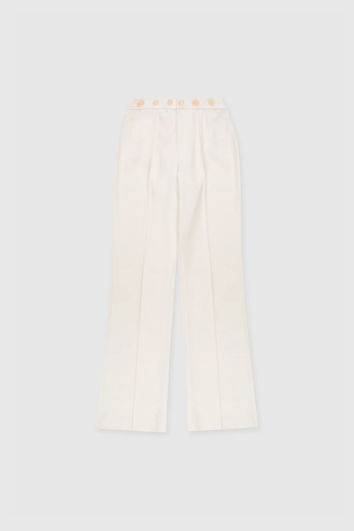 Irida Bootcut Pants - Ivory - Image 7
