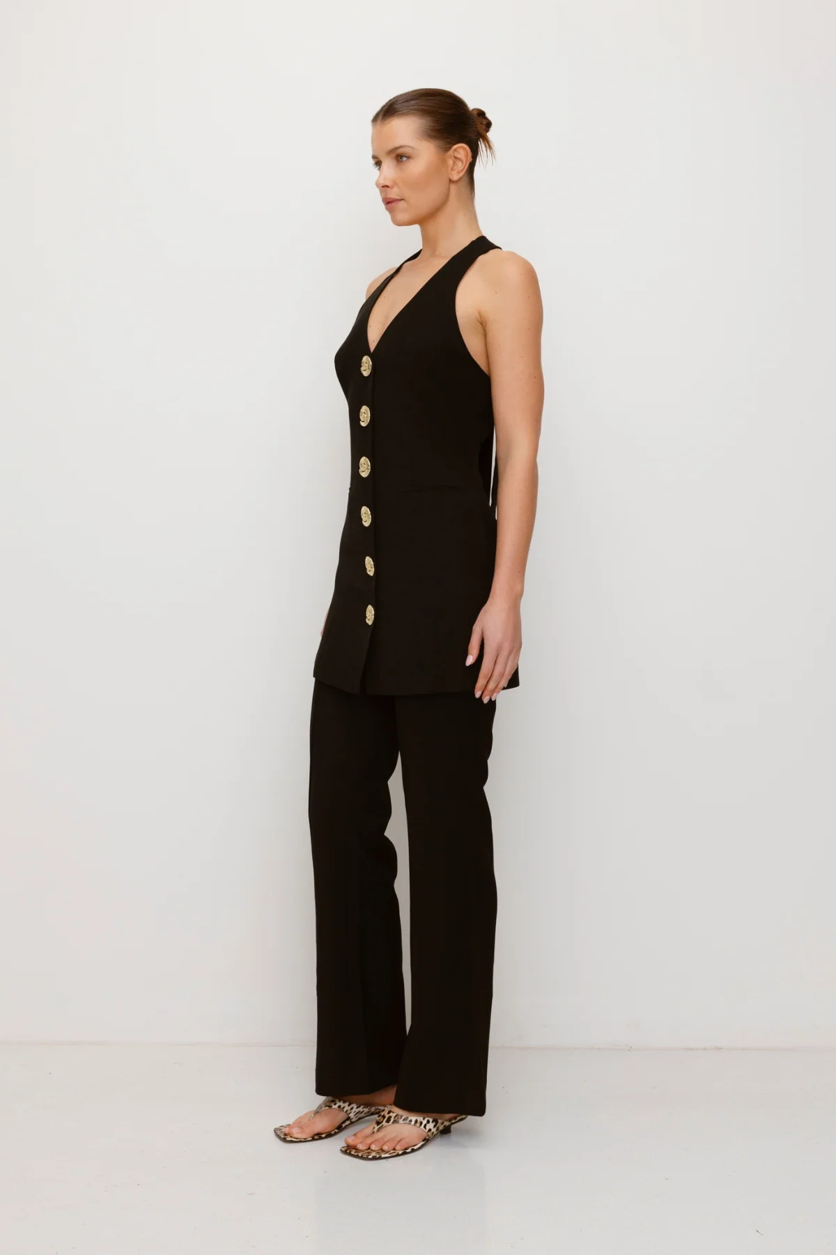 Irida Bootcut Pants - Noir - Image 5