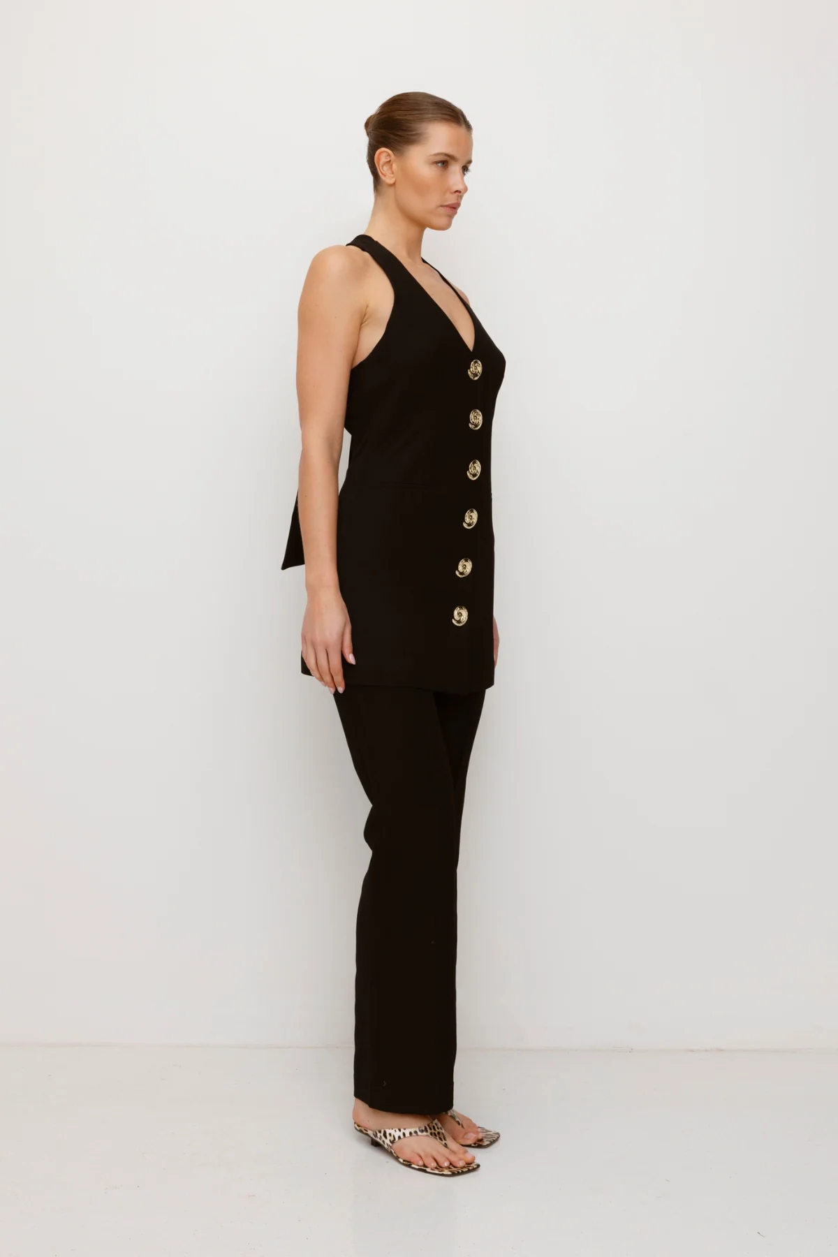 Irida Bootcut Pants - Noir - Image 6