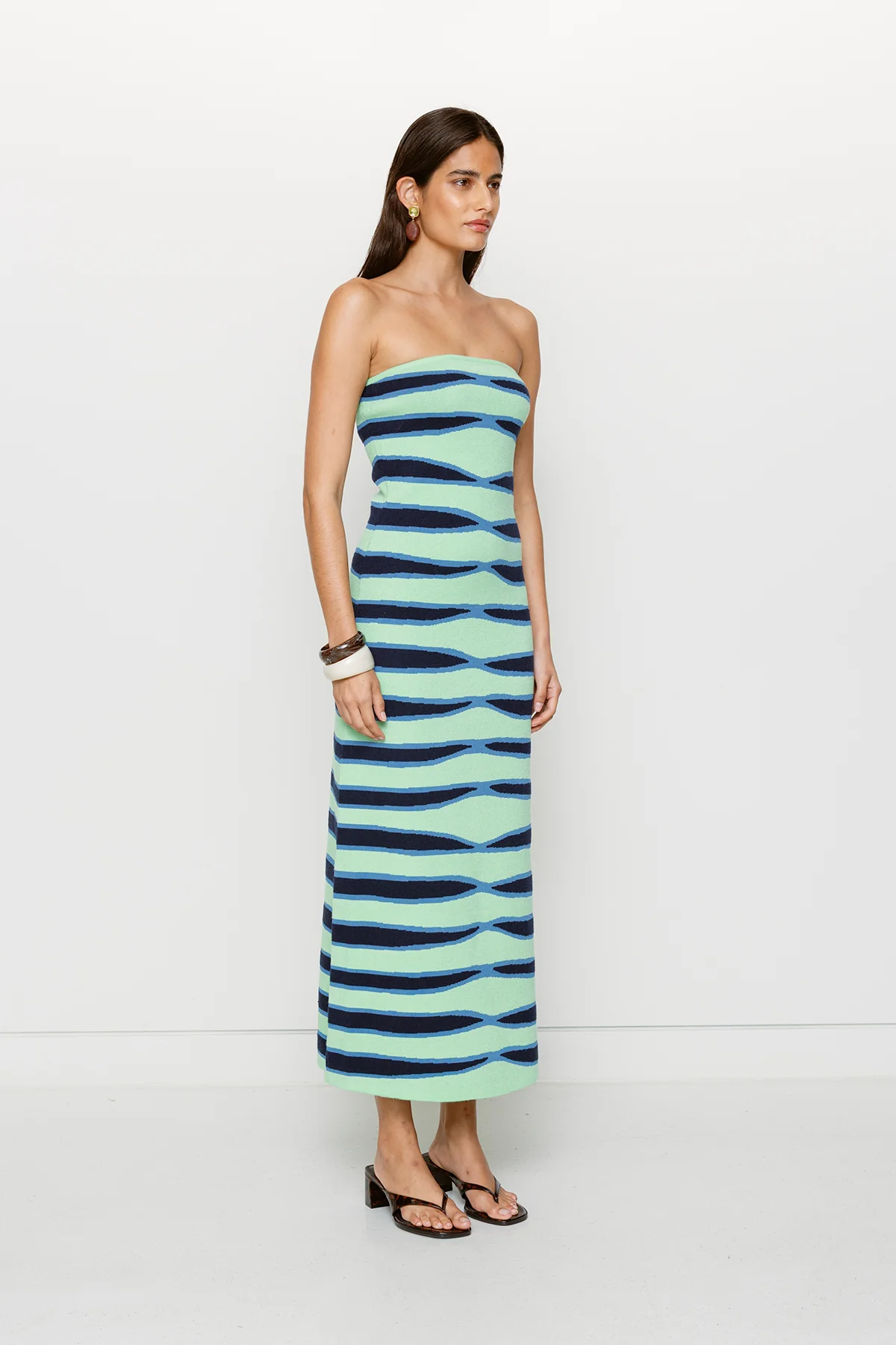 Kazia Maxi Dress - Aquamarine - Image 5