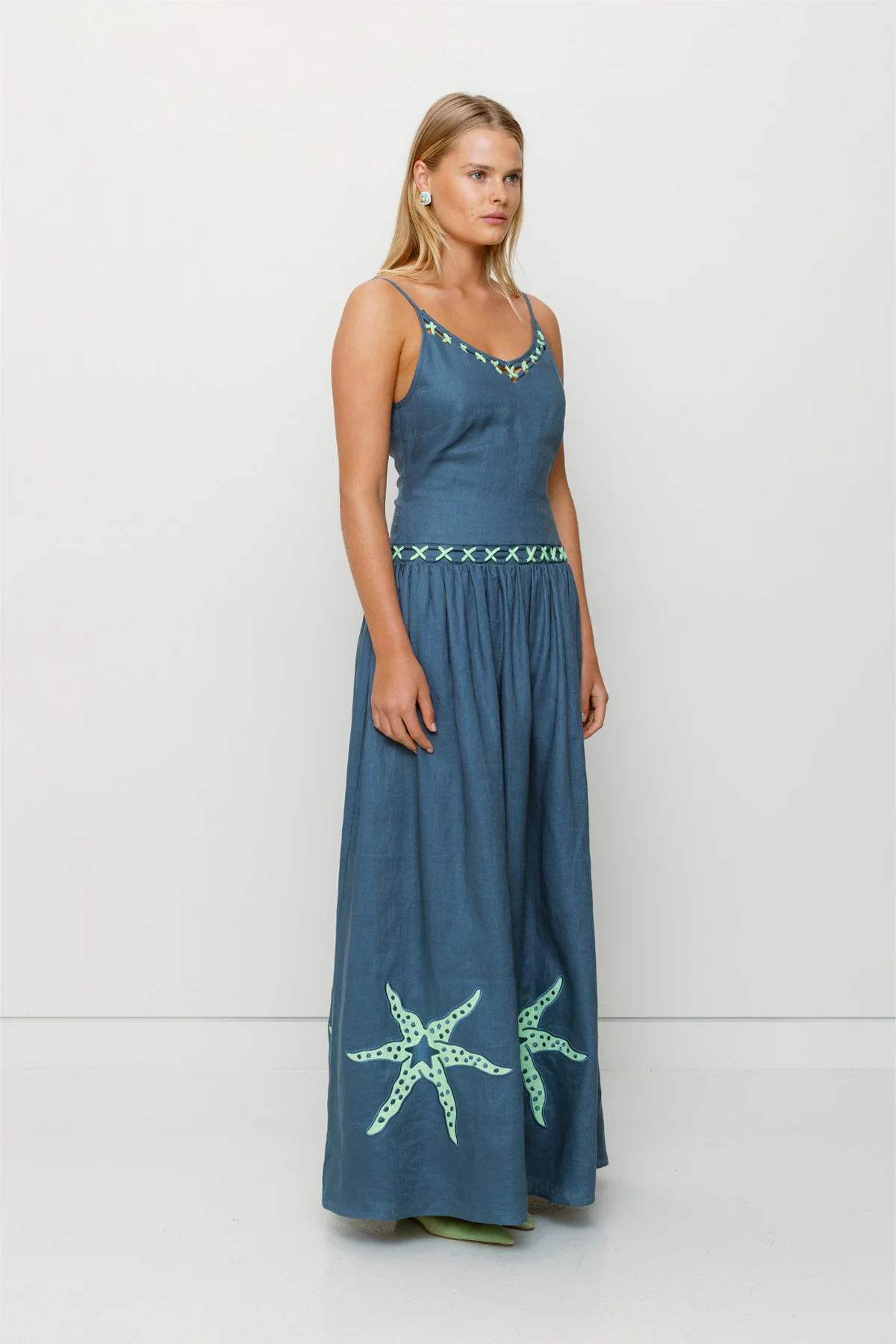 Kiki Maxi Dress - Stone - Image 3