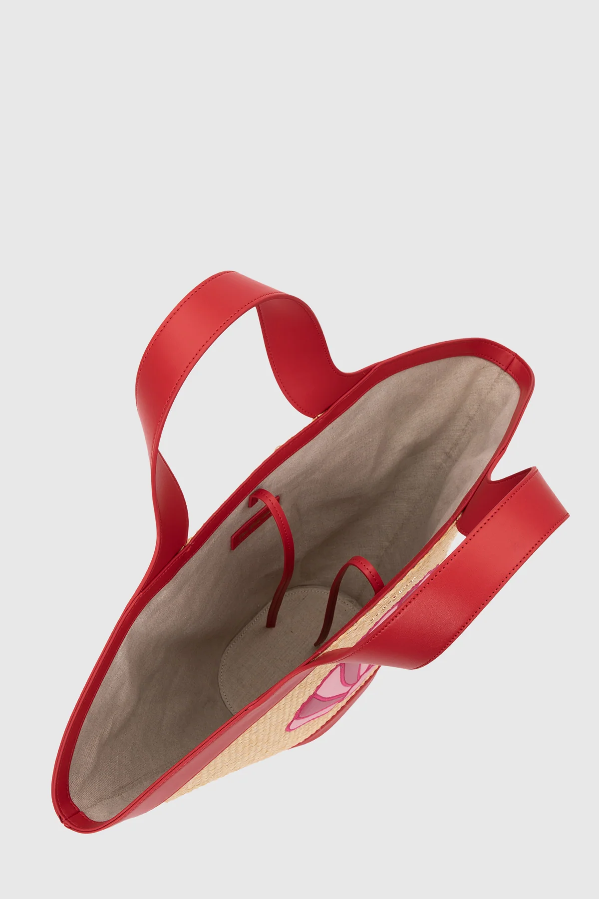 Kiki Tote - Natural/Cherry - Image 7