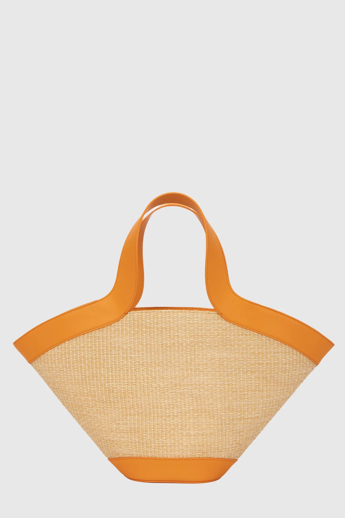 Kiki Tote - Natural/Tangerine - Image 5