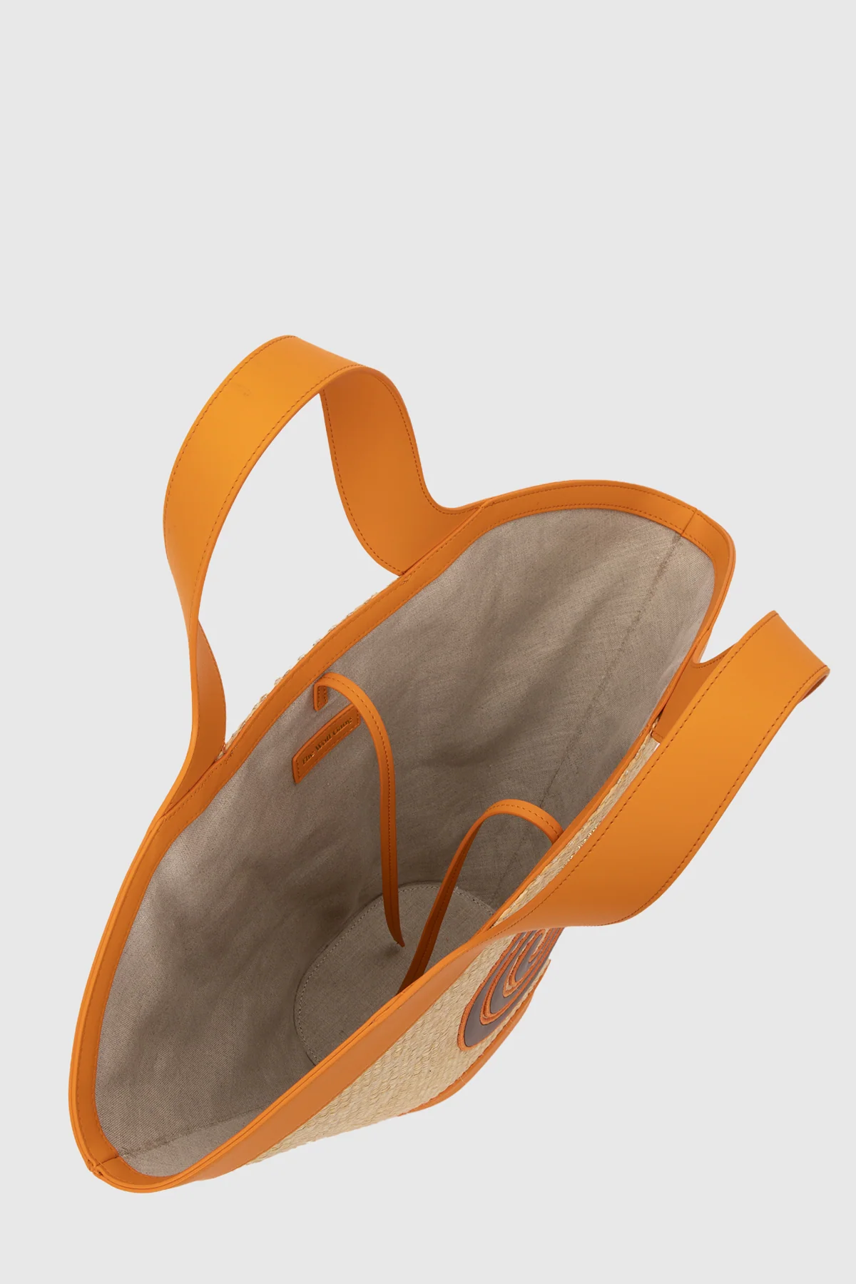 Kiki Tote - Natural/Tangerine - Image 7