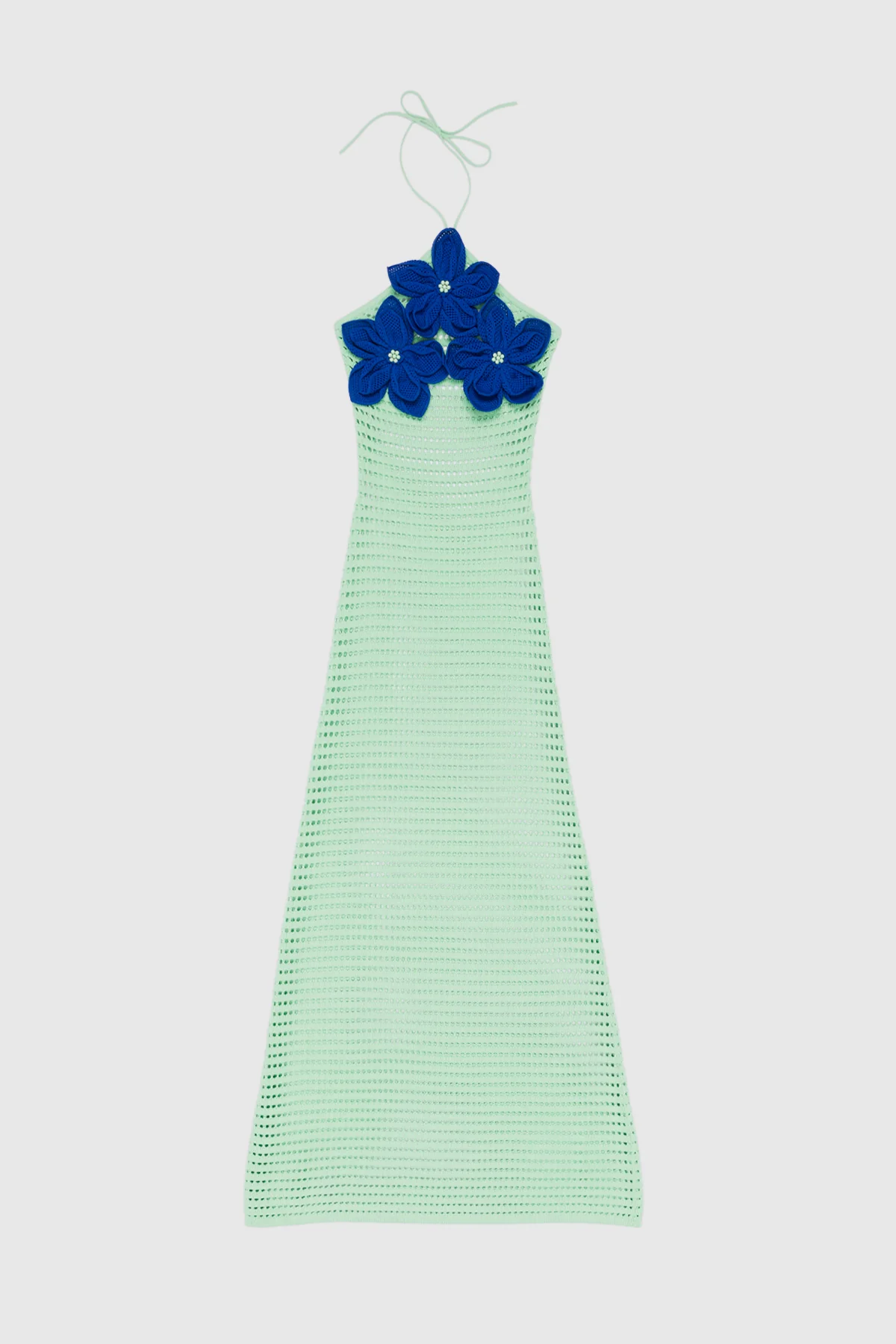 La Monada Knit Maxi Dress - Aquamarine - Image 8
