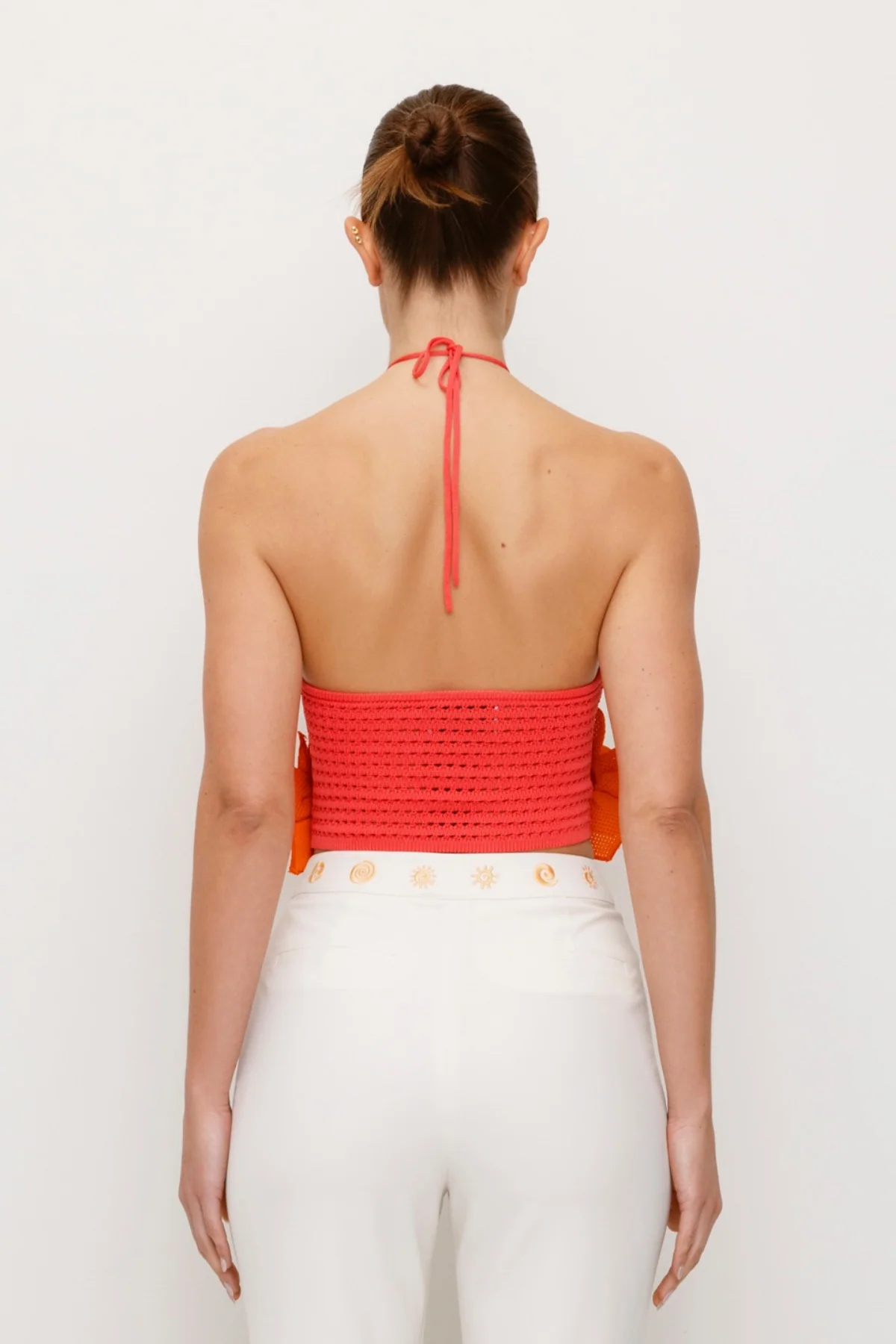 La Monada Knit Top - Coral - Image 5