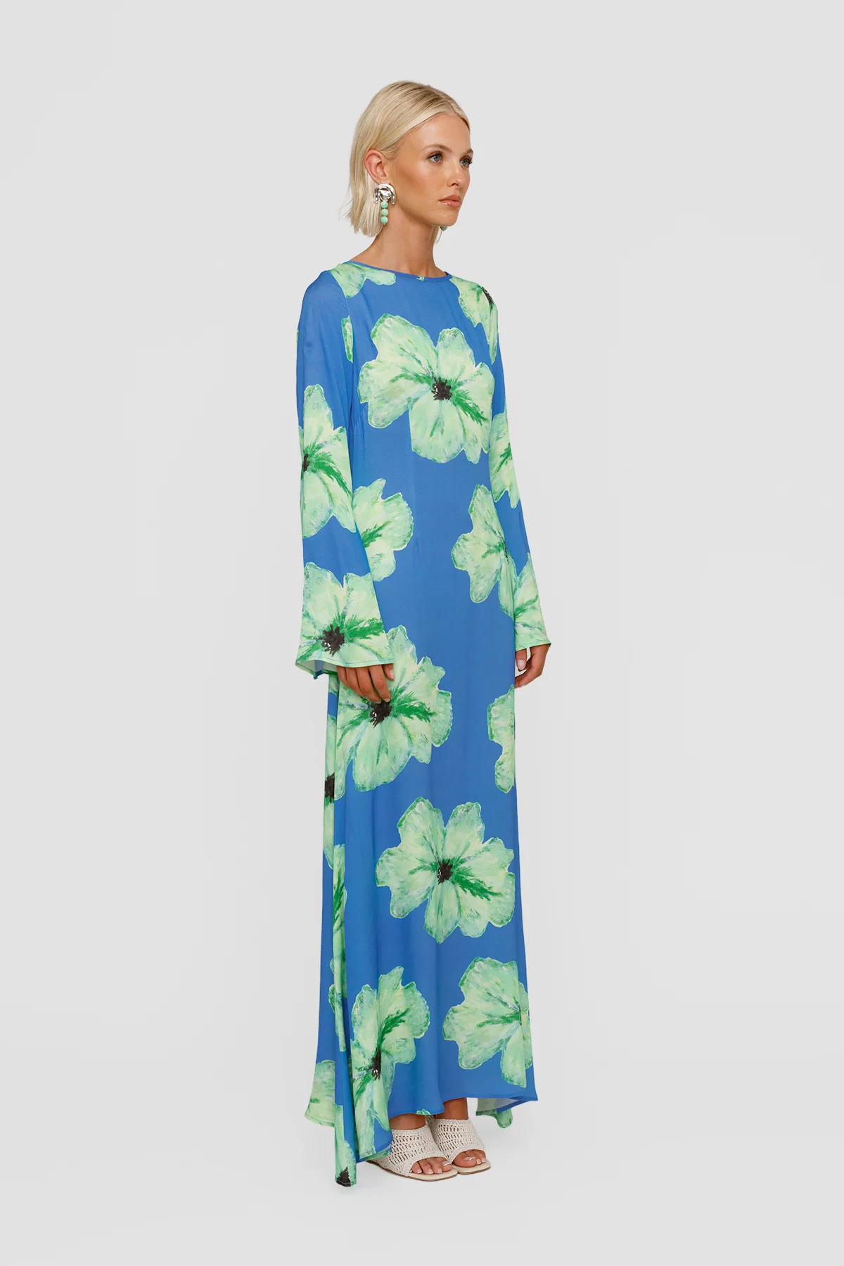 Leona Maxi Dress - Cornflower - Image 3
