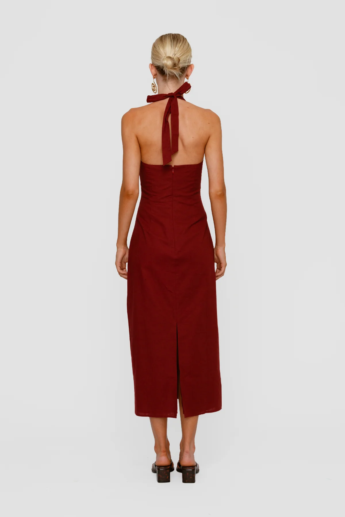 Lera Midi Dress - Magenta - Image 6