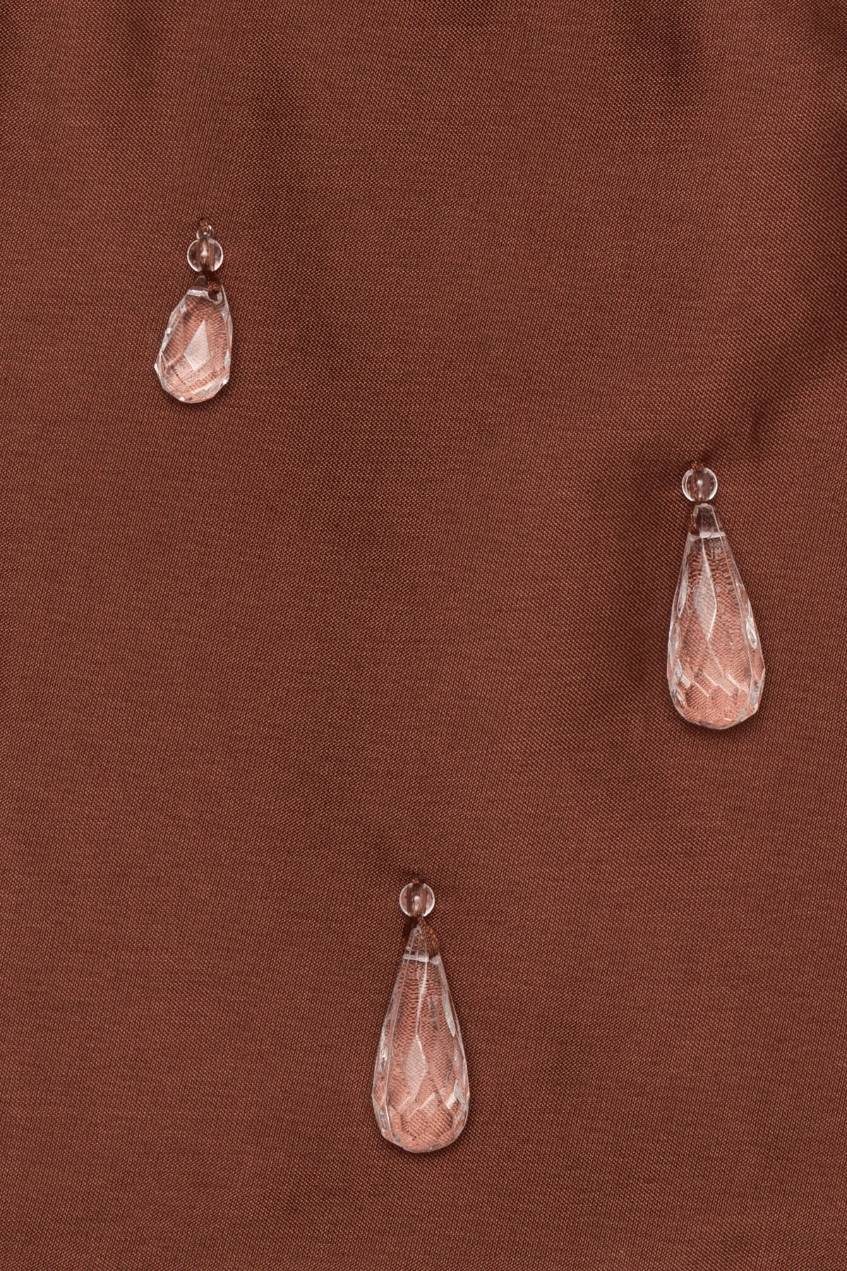 Luvia Beaded Mini Dress - Chocolate - Image 7