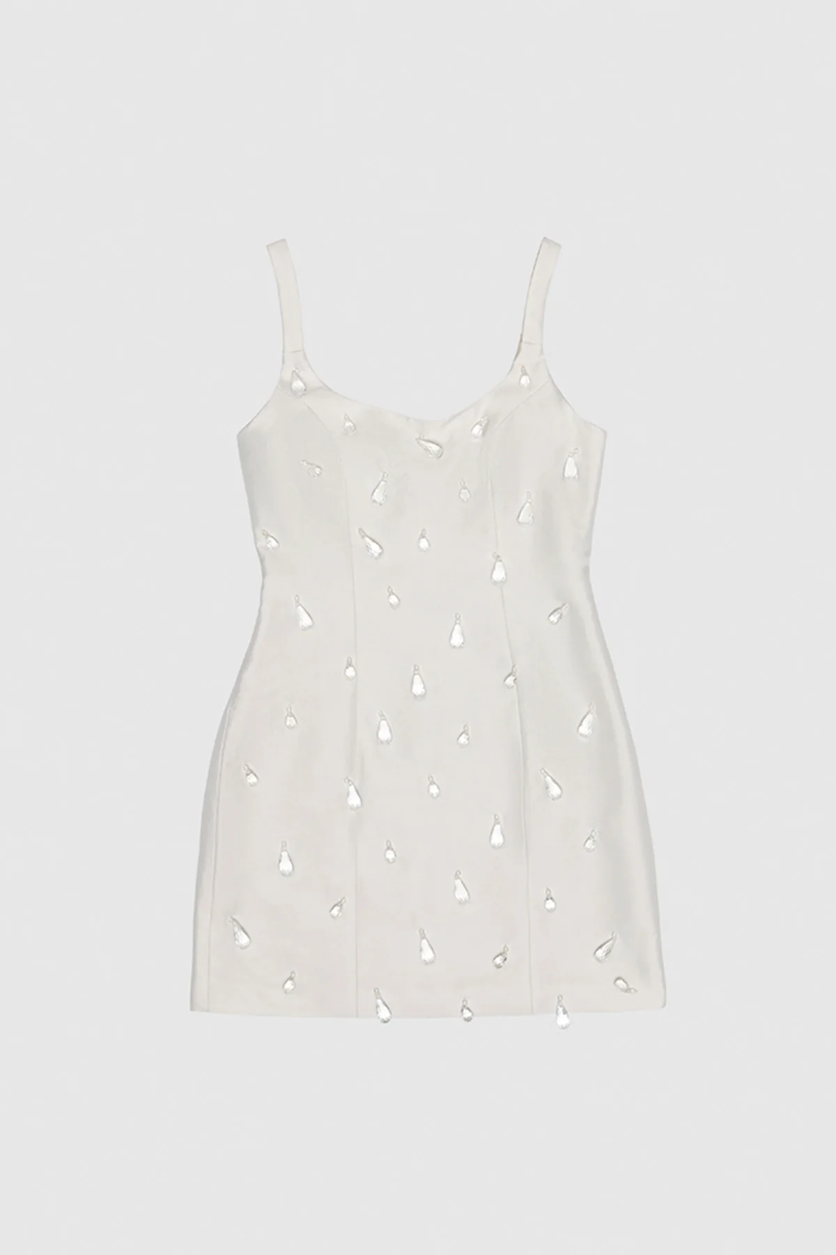 Luvia Beaded Mini Dress - Ivory - Image 6