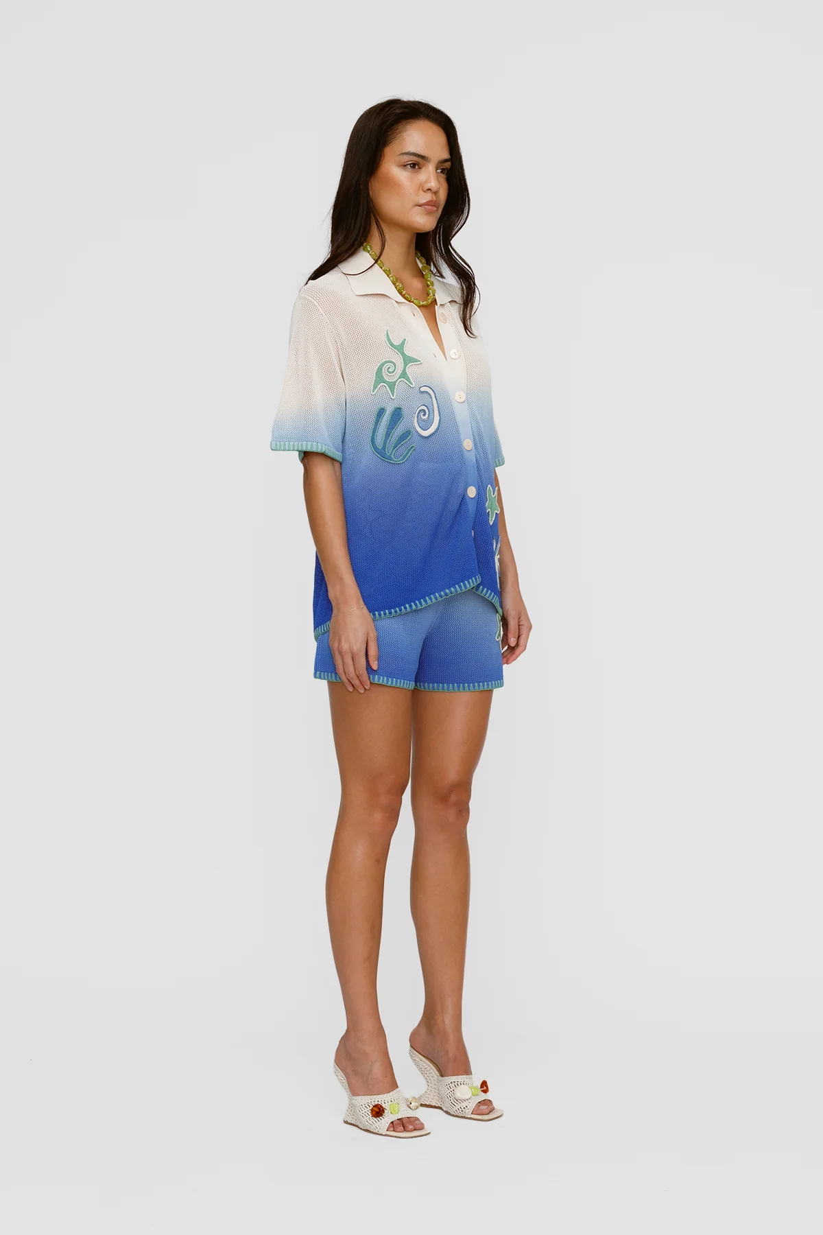 Malaga Knit Shirt - Marine - Image 3