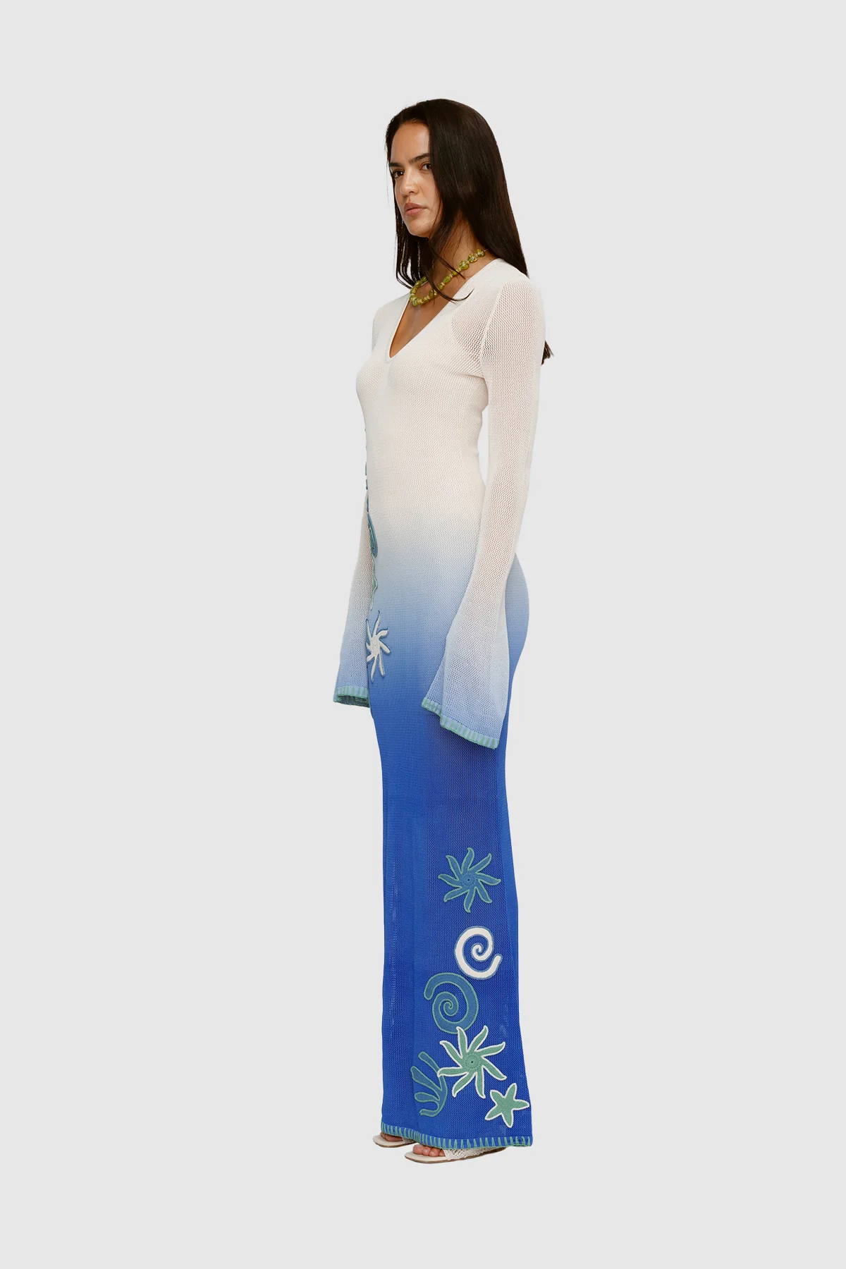 Malaga Maxi Dress - Marine - Image 3