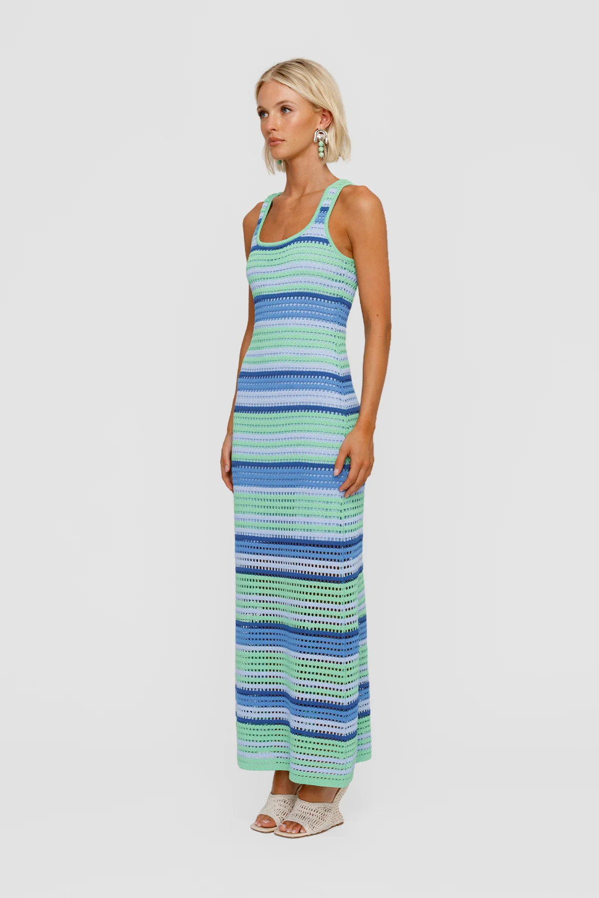 Maris Maxi Dress - Ice Stripe - Image 2