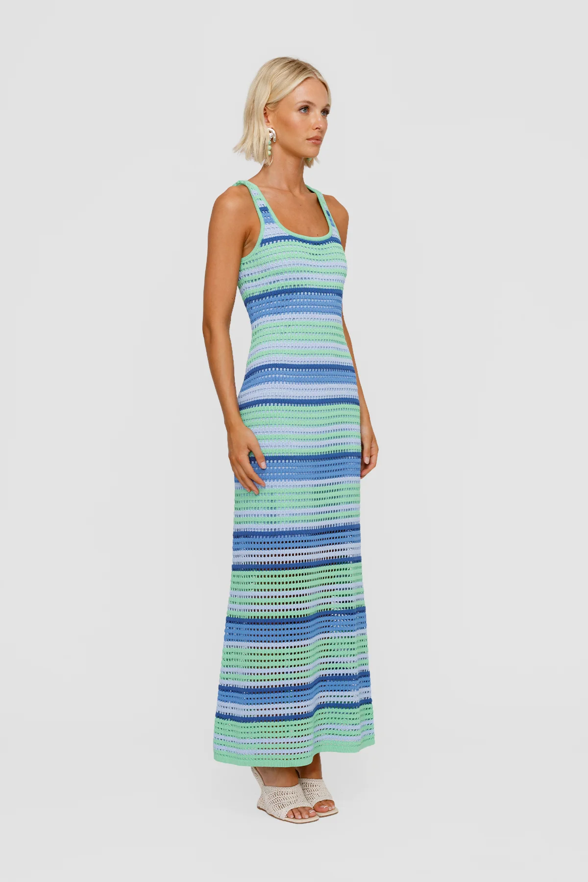 Maris Maxi Dress - Ice Stripe - Image 3