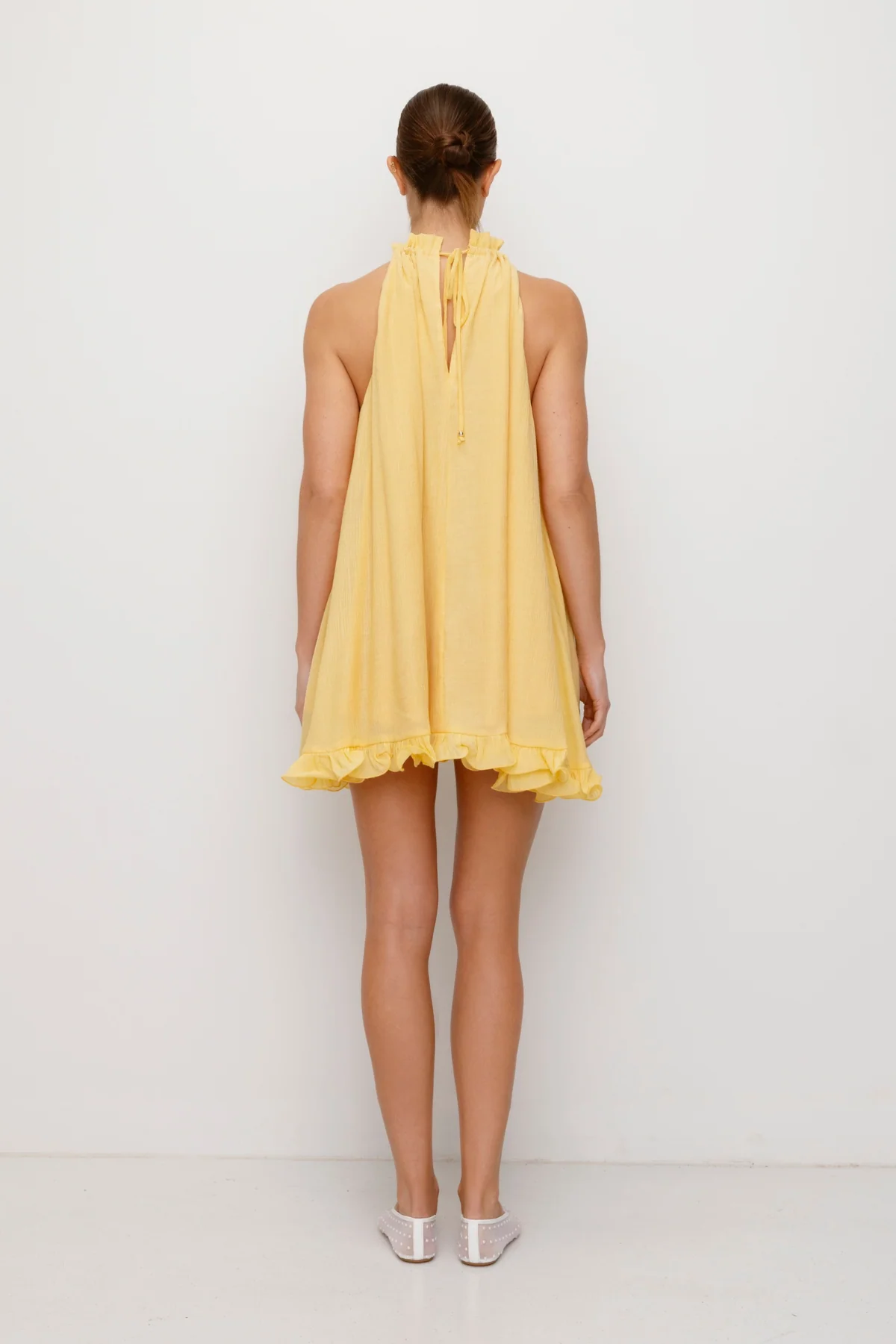 Mica Mini Dress - Butter - Image 5