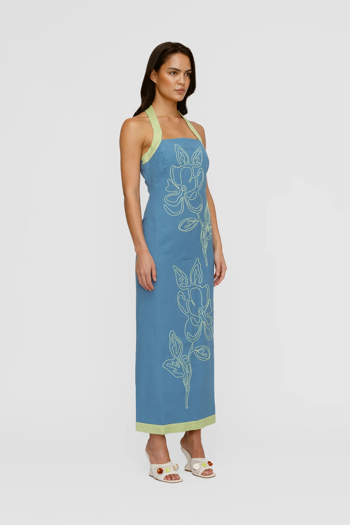 Mirabelle Maxi Dress - Stone - Image 3