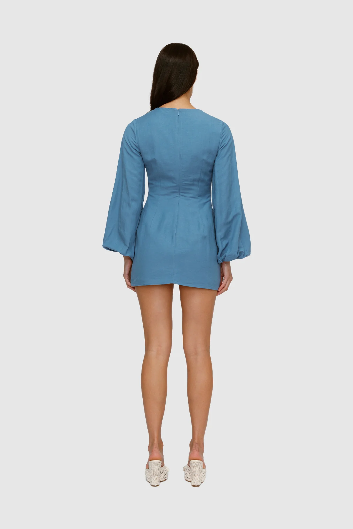 Mirabelle Mini Dress - Stone - Image 4