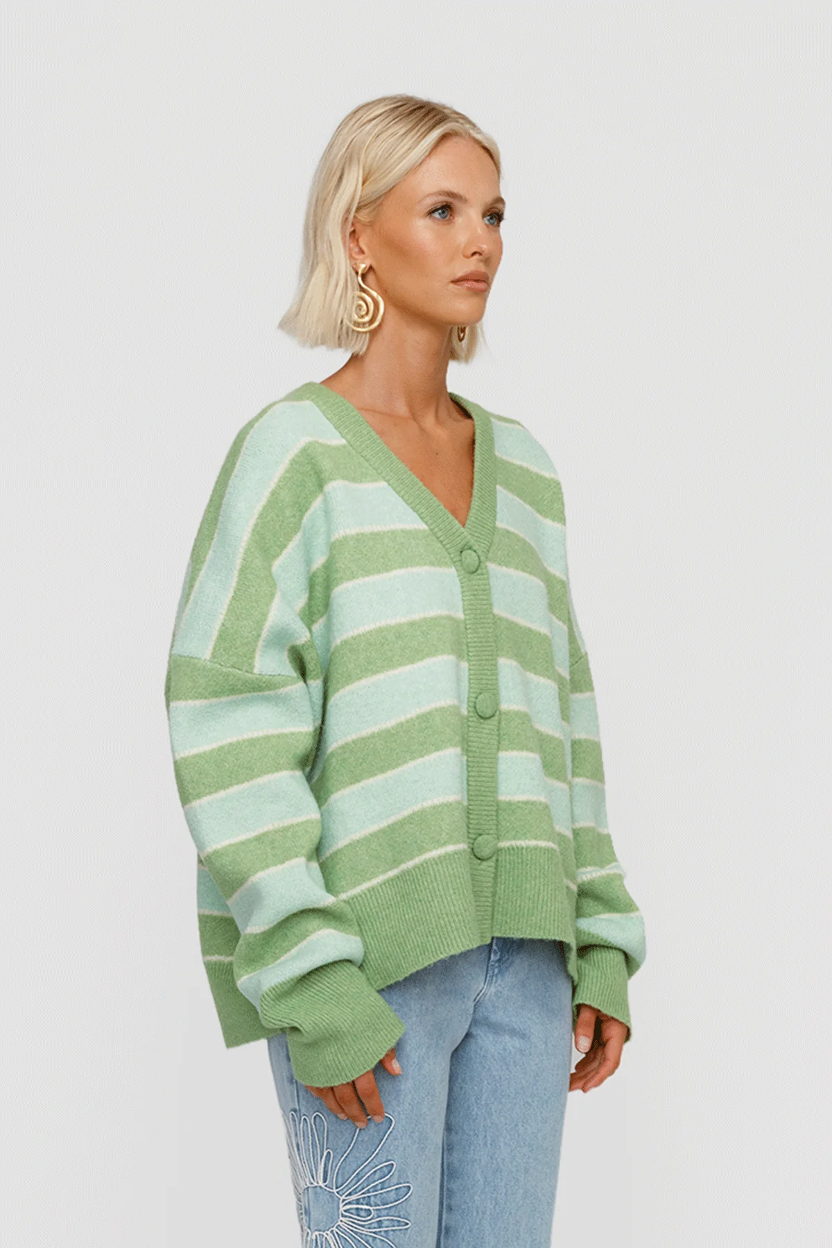 Nyra Cardigan - Lime - Image 4